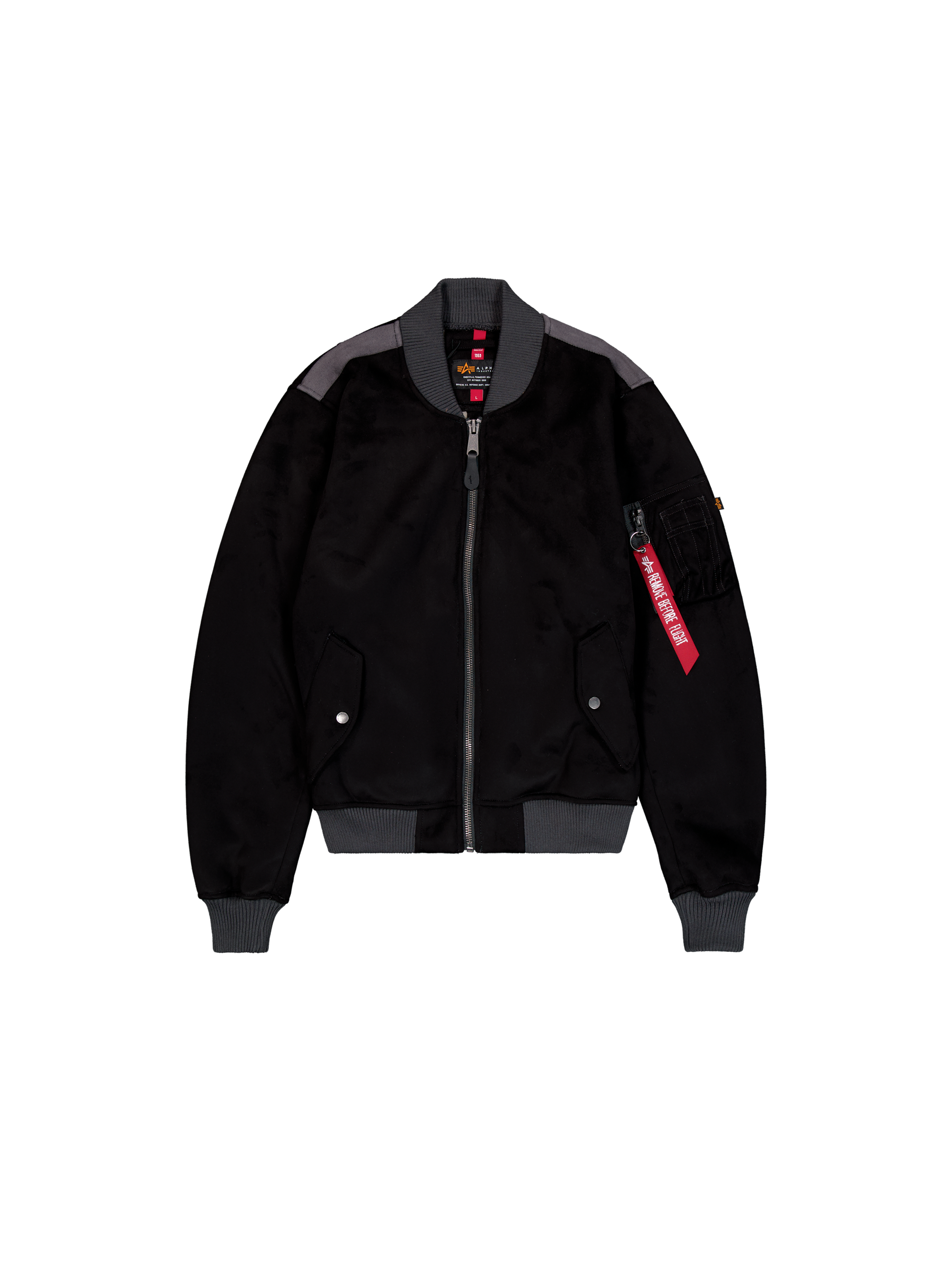 MA-1 Faux Suede Bomber Jacket black 148122_03_1_flatlay_00001_98957.png