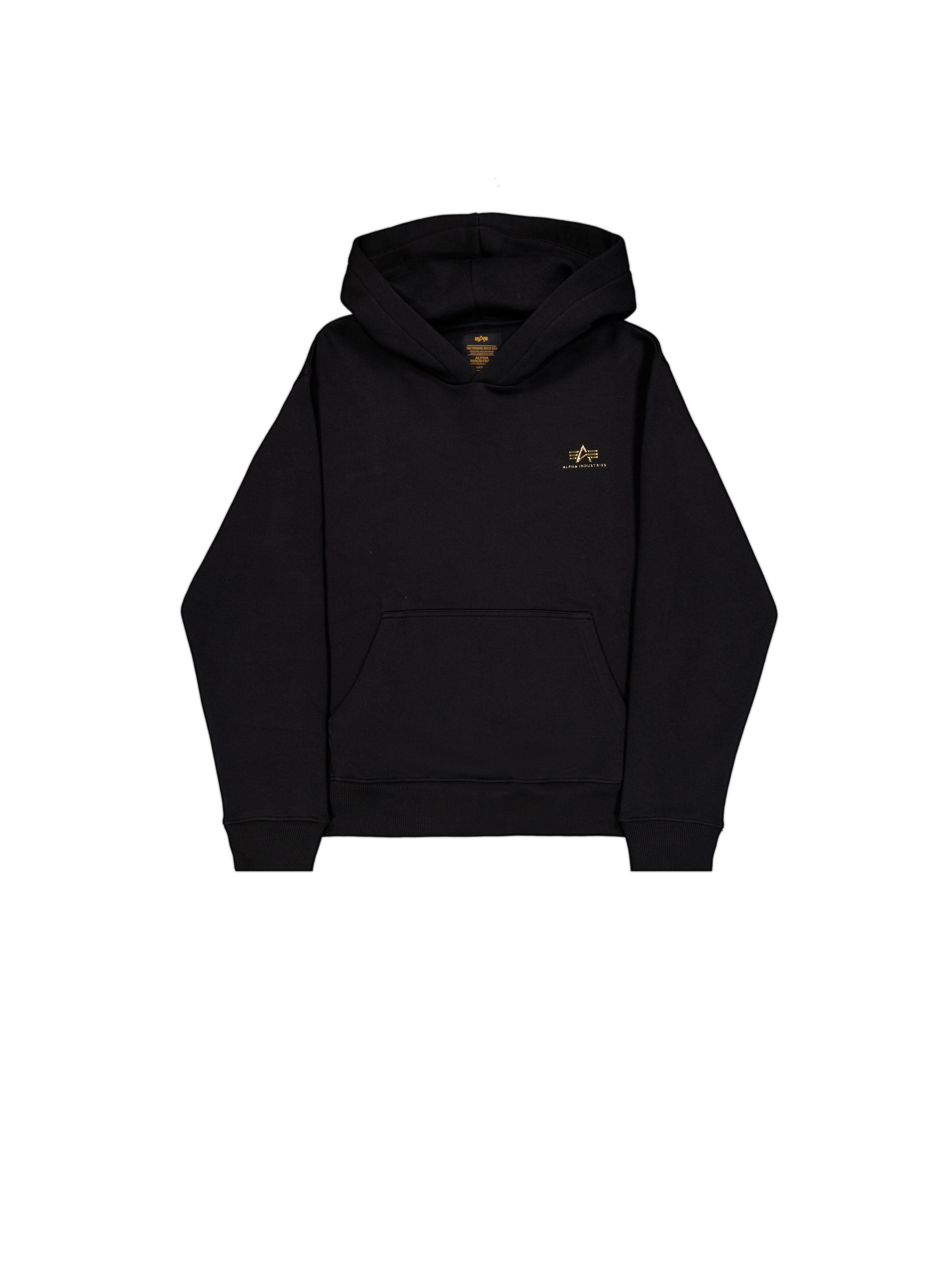 Basic TPU Small Logo Hoodie black/shiny gold