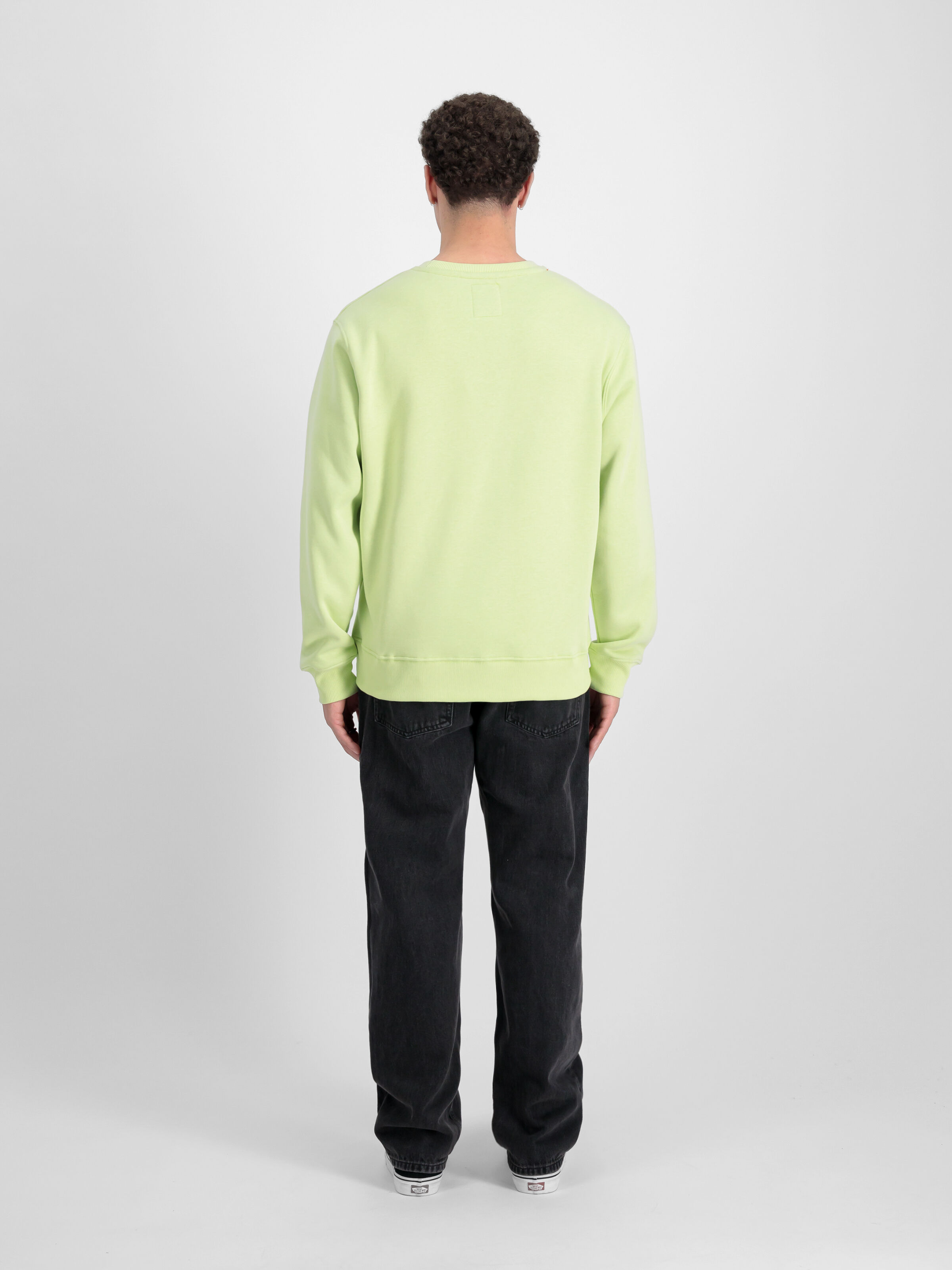 Basic Big Logo Sweatshirt Arctic Lime 178302_722_2_model_00002_97563