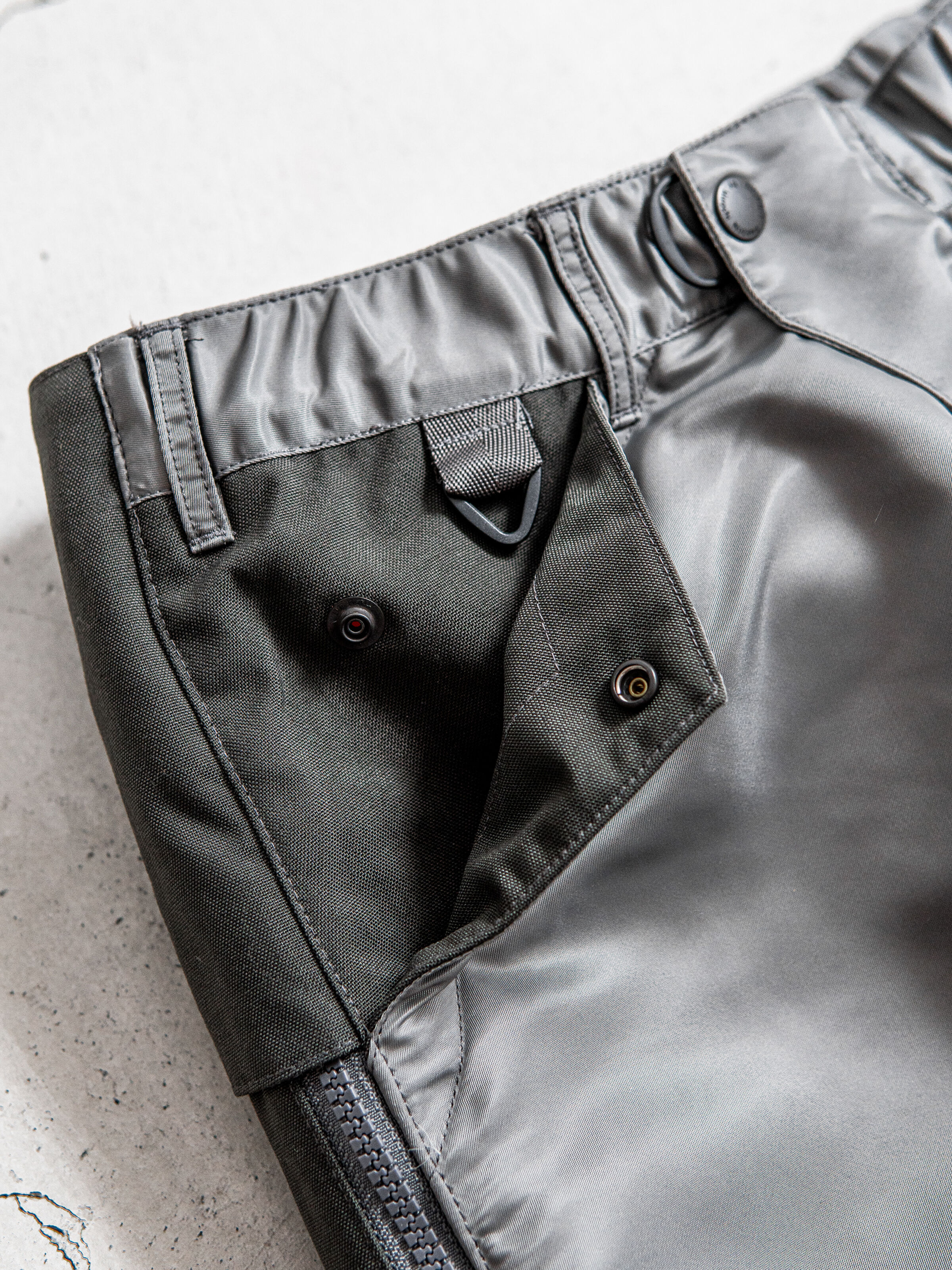 ALPHA x NORBIT Side Opening Padding Samue Pant vintage grey 258124_684_3_detail_00002_208779