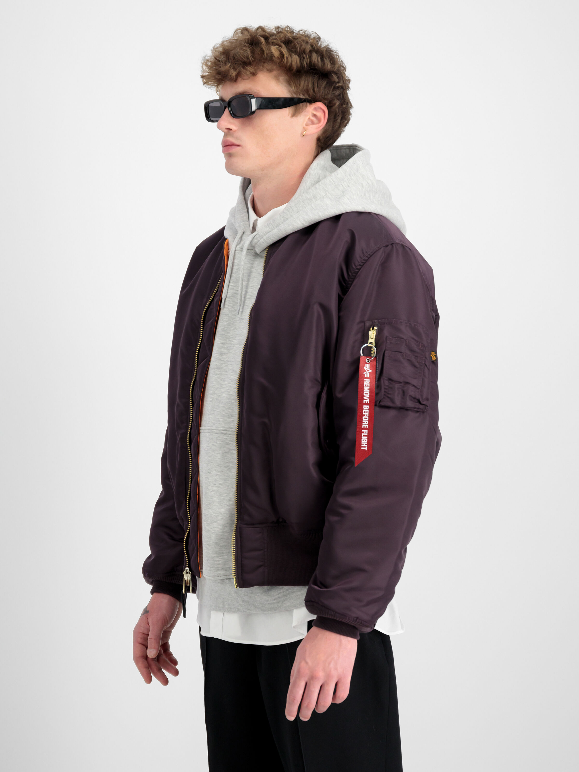 MA-1 Heritage Bomber Jacket Plum 100101_719_2_model_00003_247907