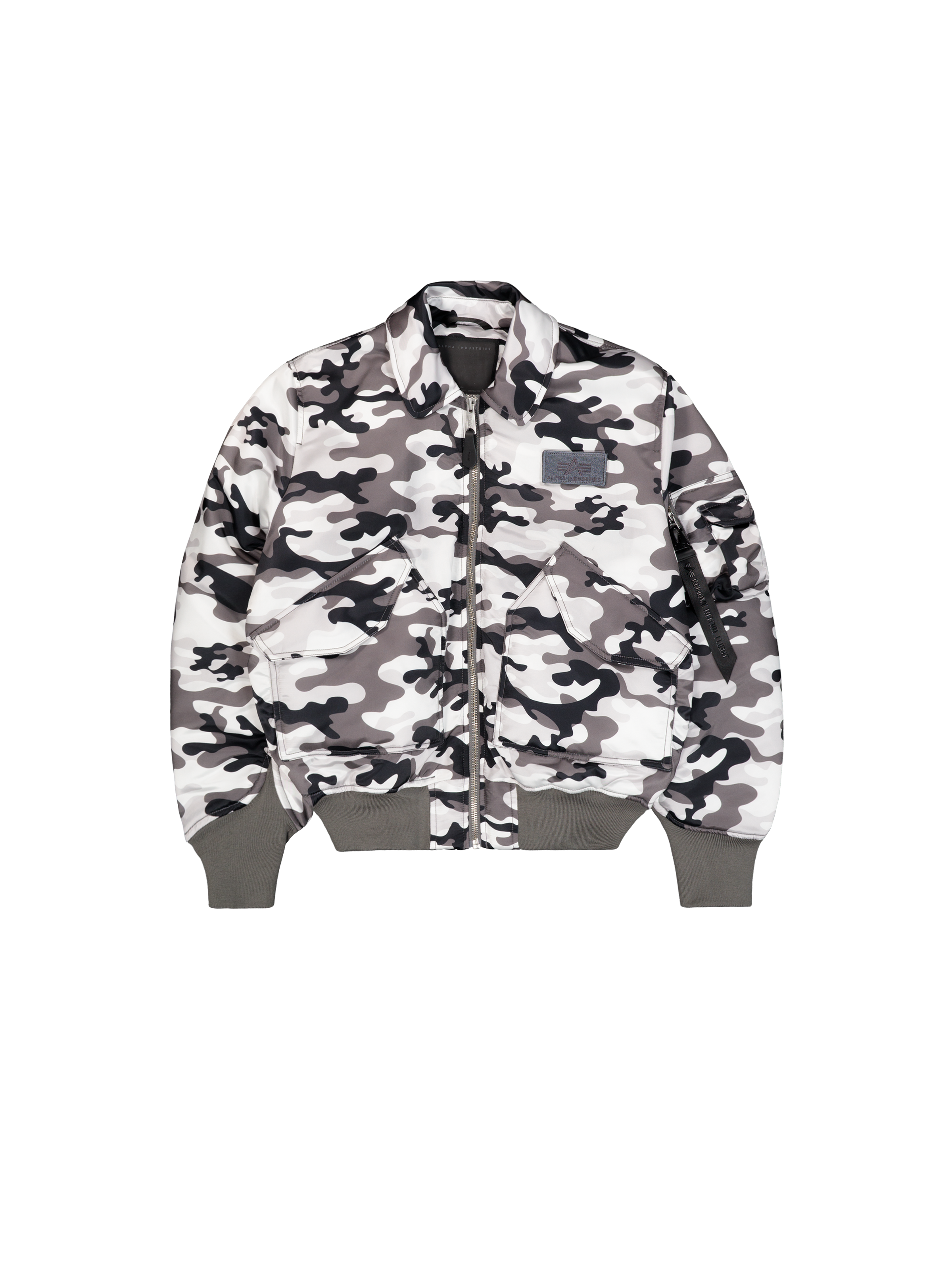 CWU-45/P Base Camo UV Bomber Jacket snowdrift woodland camo 768005C_913_1_flatlay_00001_207018.png