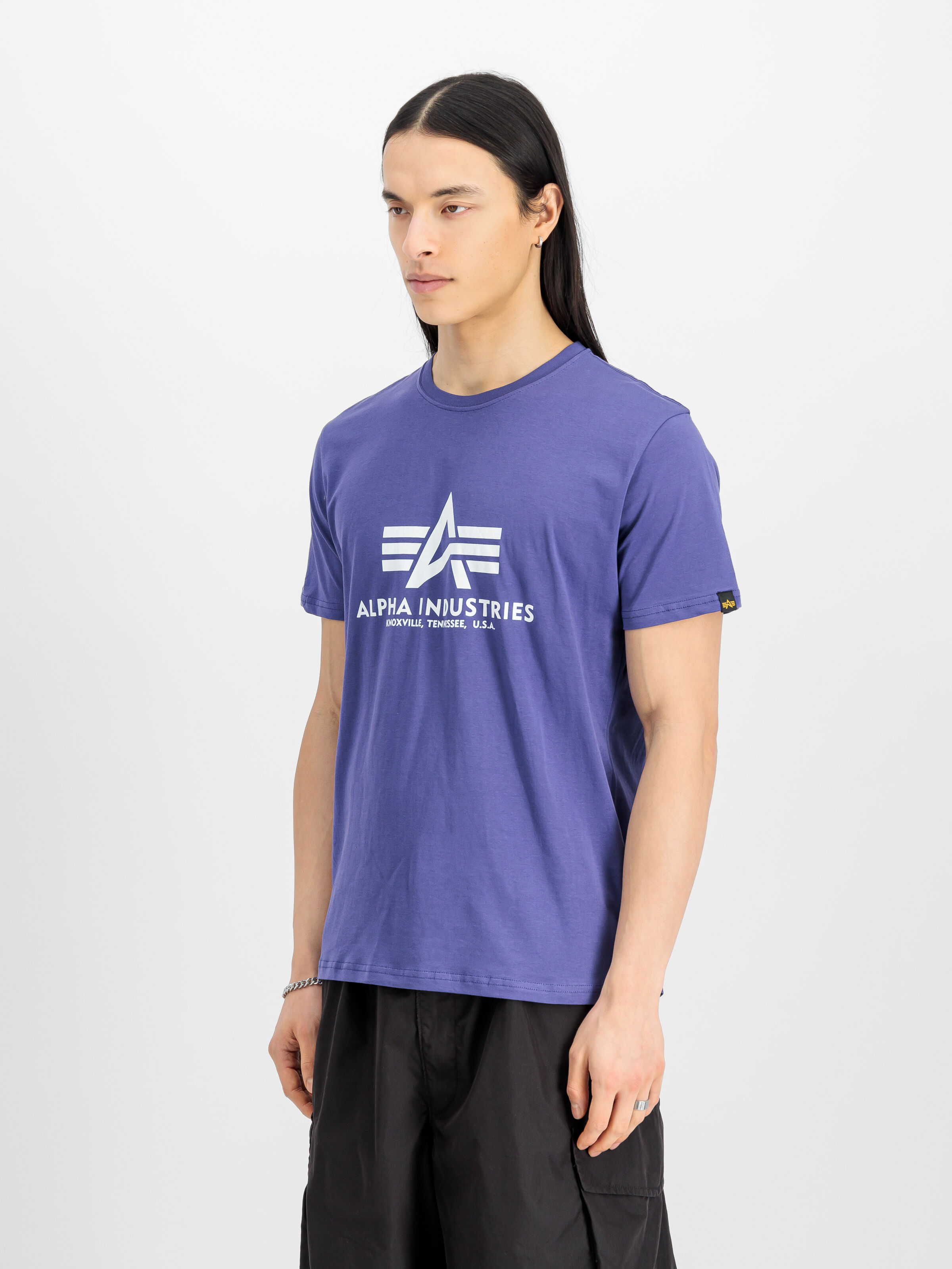 Basic Big Logo T-Shirt night purple 100501_735_2_model_00003_147790