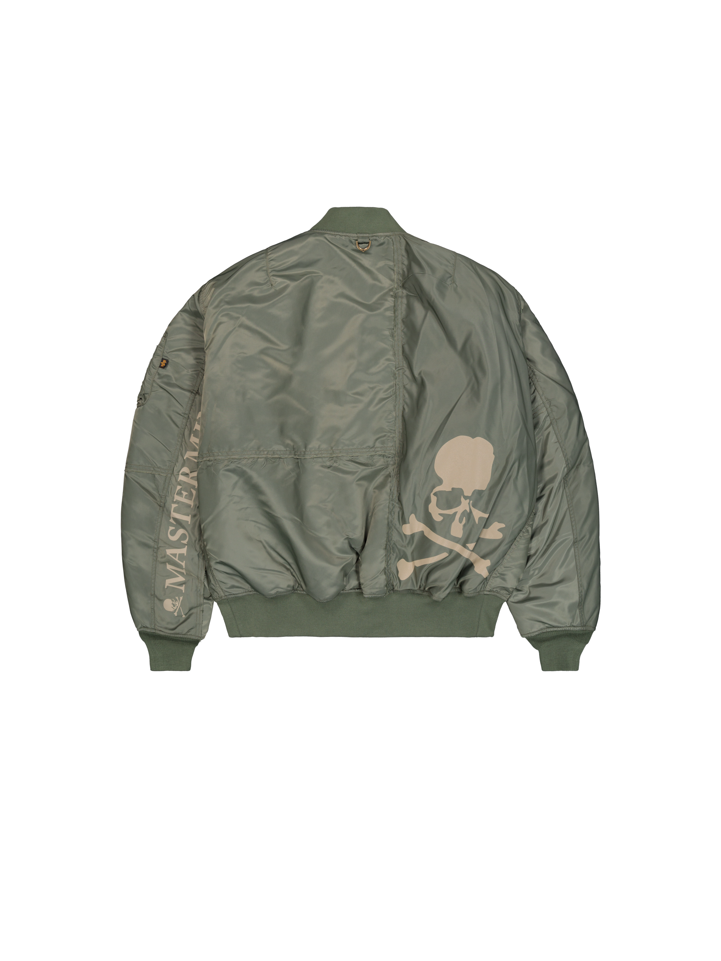 ALPHA X MASTERMIND PATCHWORK MA-1 Bomber Jacket olive 148155_11_1_flatlay_00002_104041