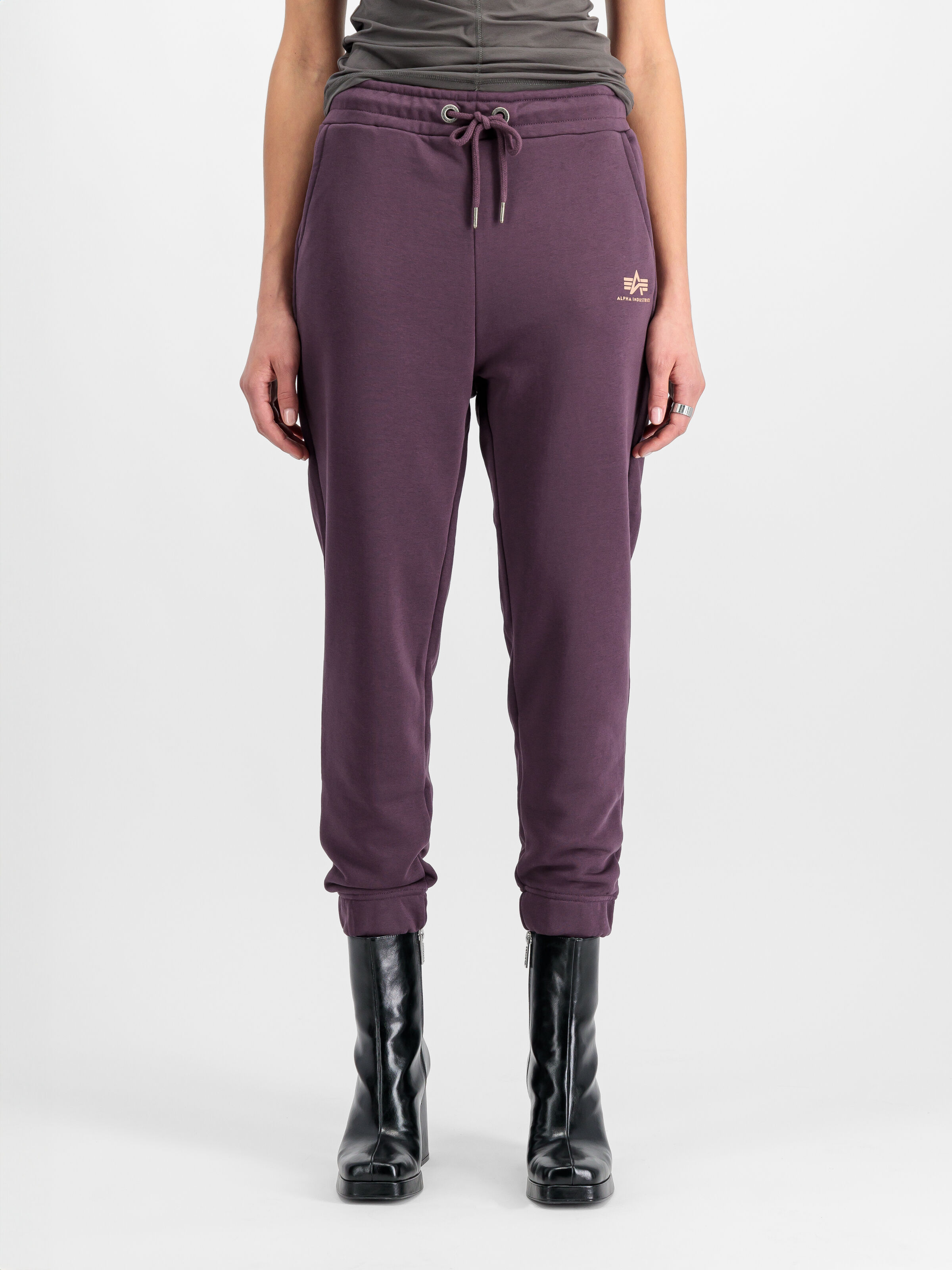 Basic Small Logo Jogger Women Plum Basic Small Logo Jogger Women