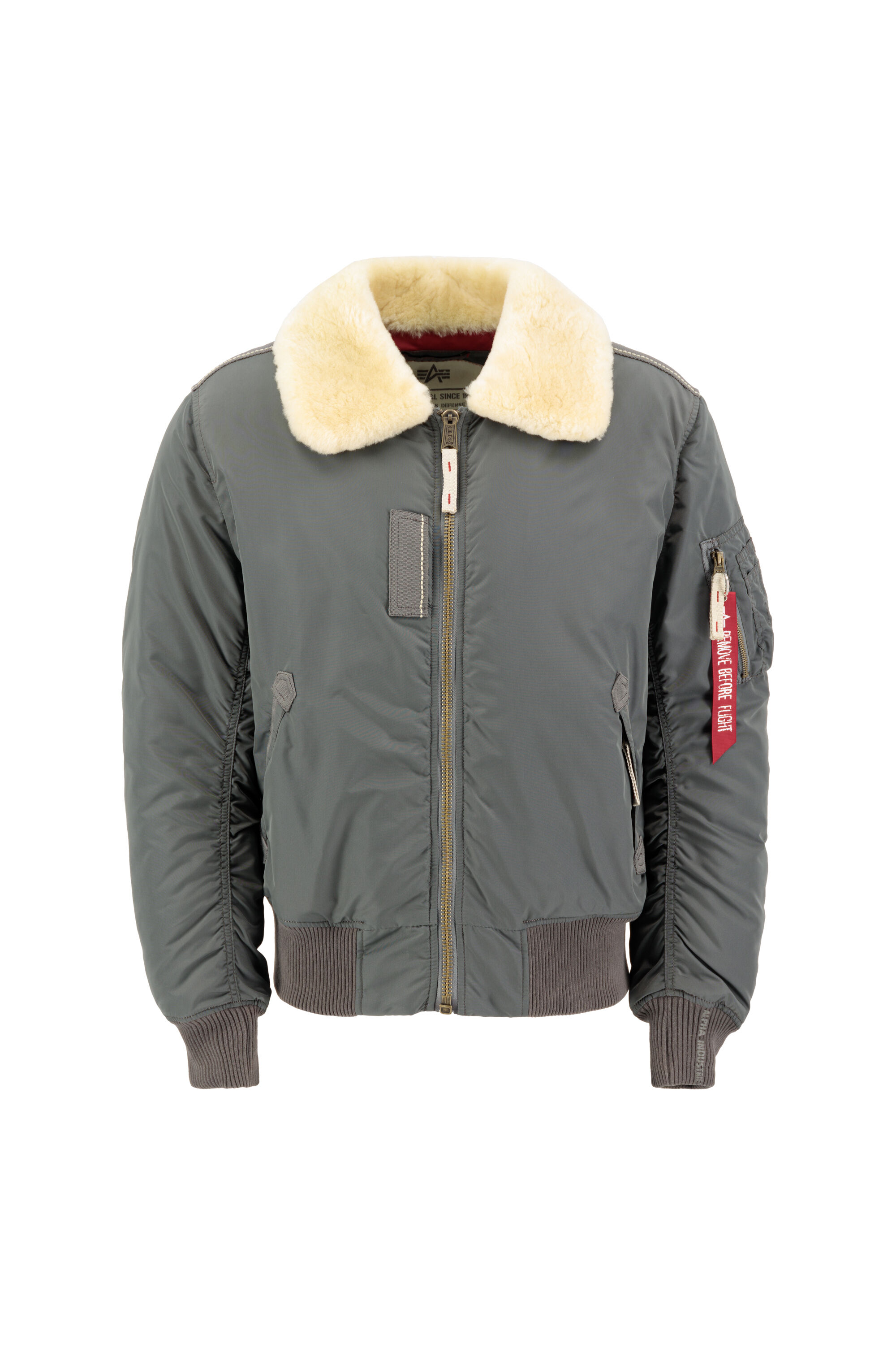 Alpha industries fur collar best sale