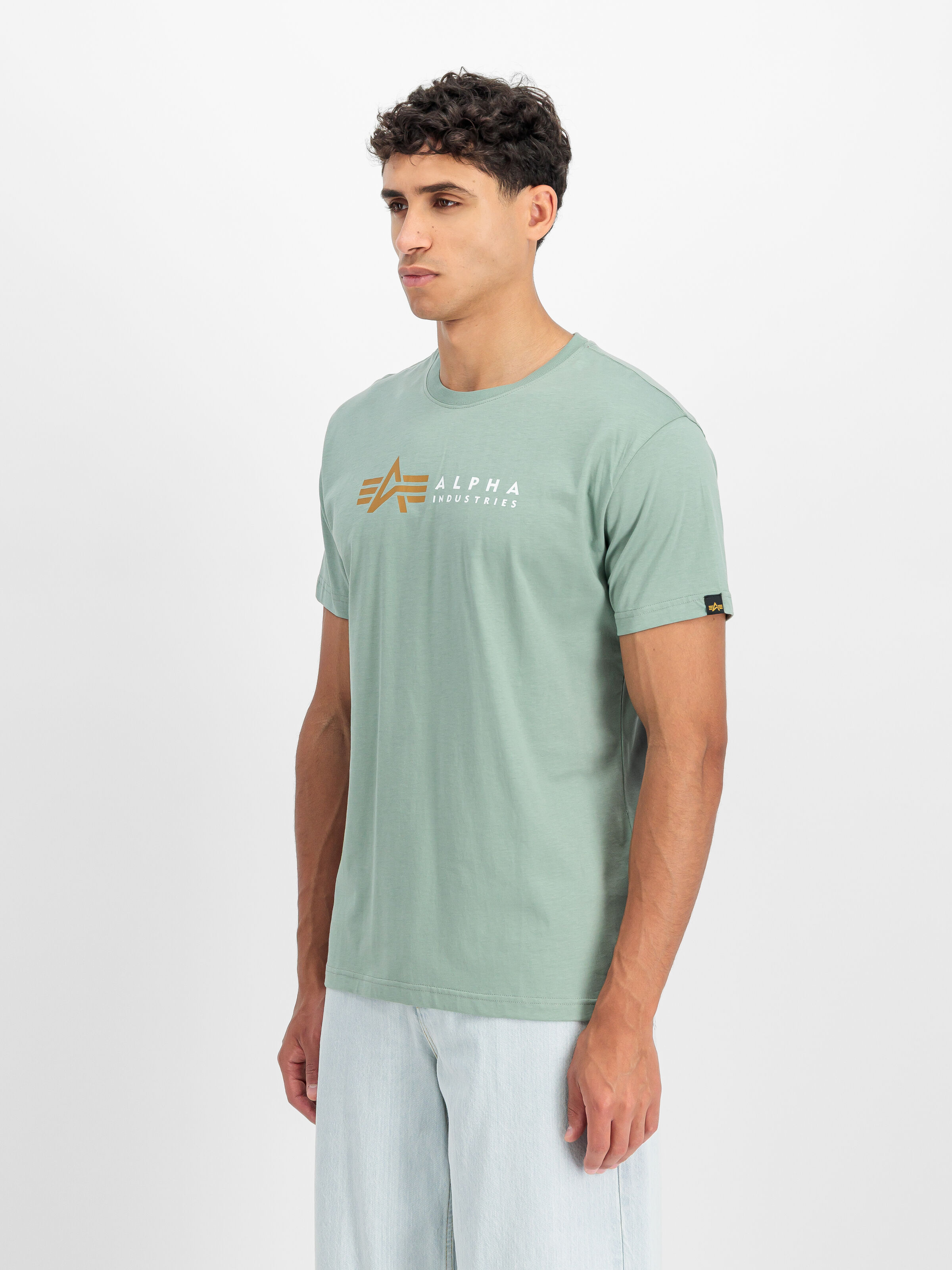 Alpha Label T-Shirt frost green 118502_30_2_model_00002_197131