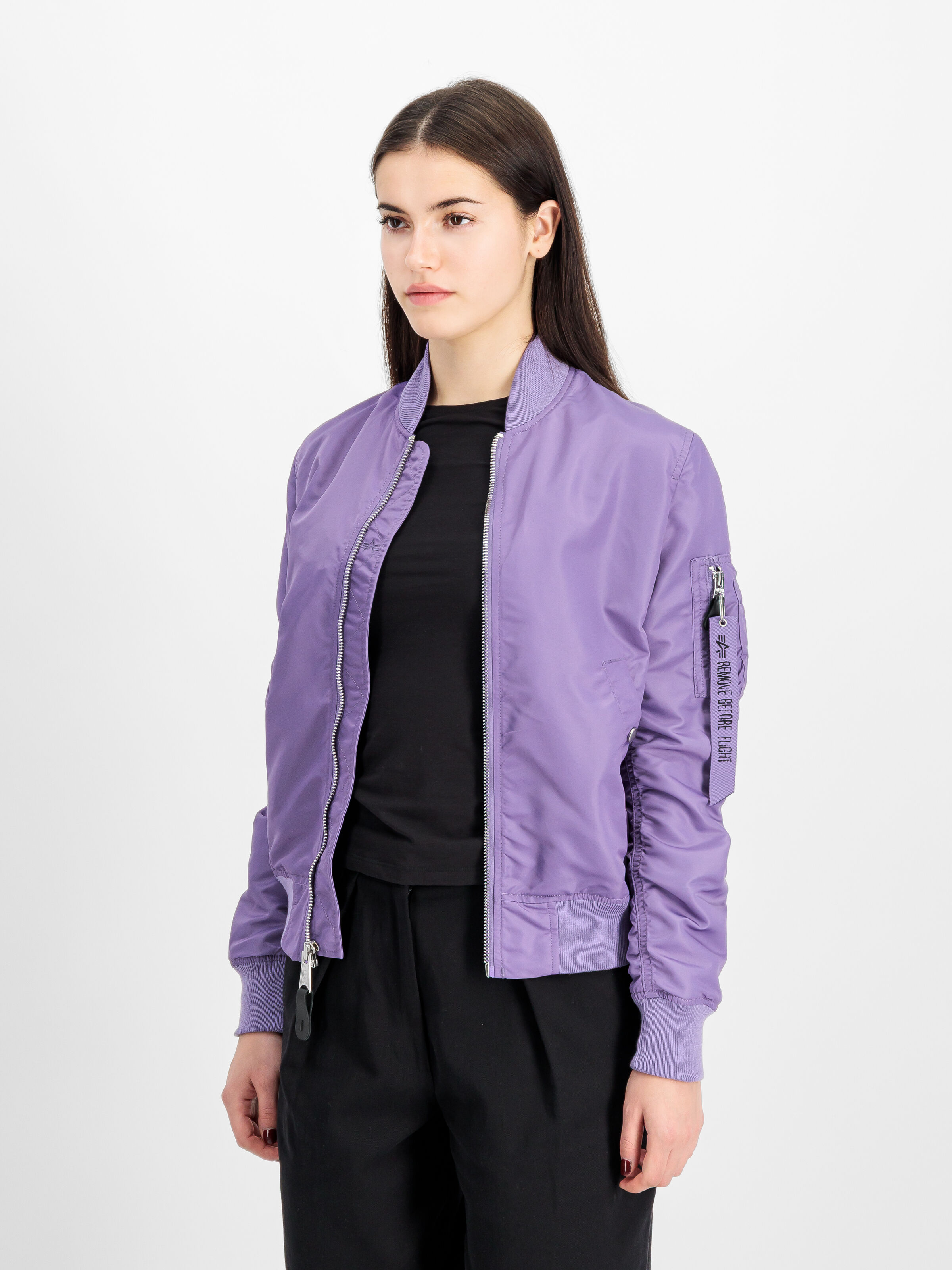 MA-1 VF Light Bomber Jacket Women violet storm 156001_51_2_model_00002_211847