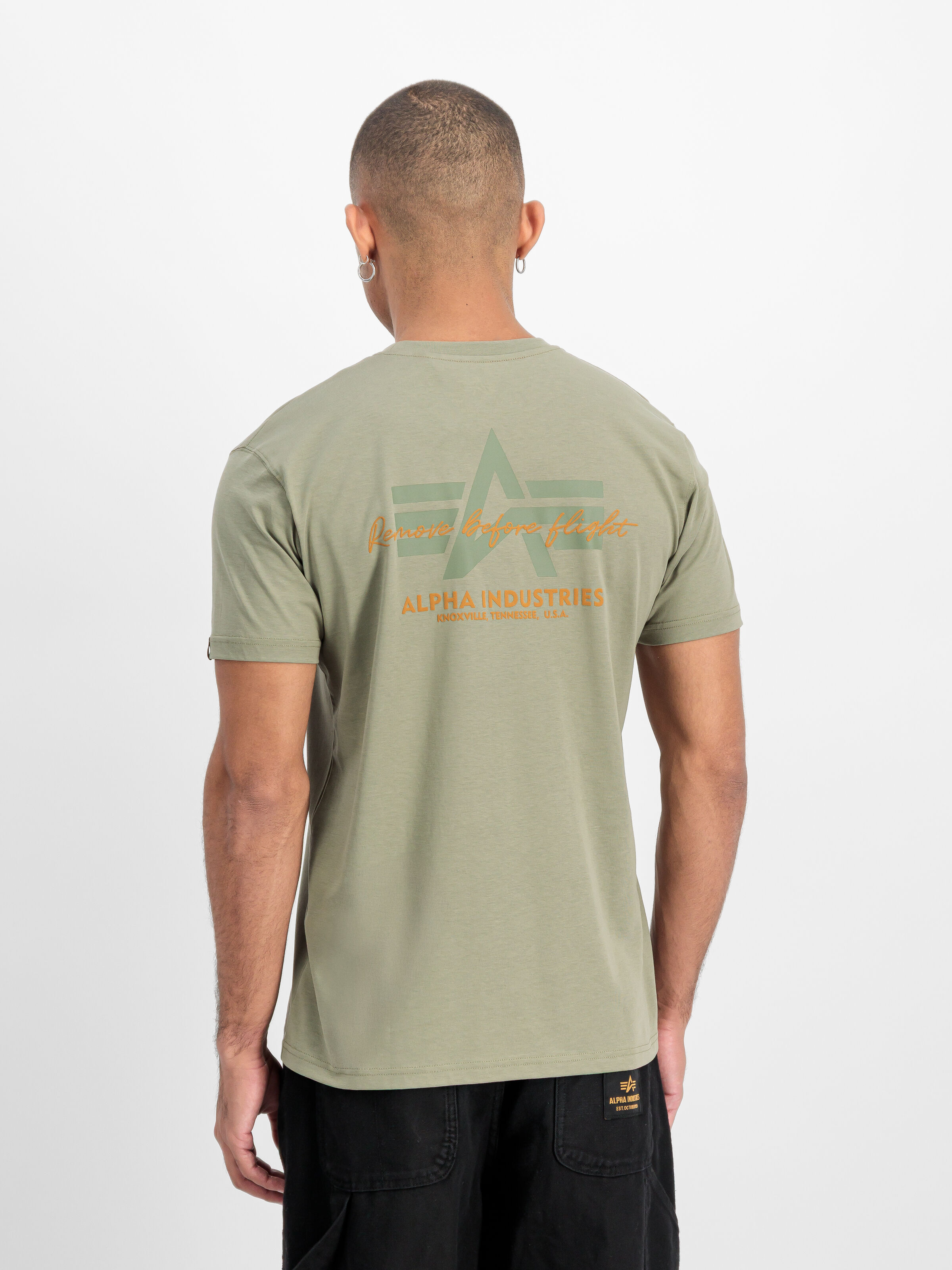 Tonal Logo Print T-Shirt olive 266525_11_2_model_00003_210826