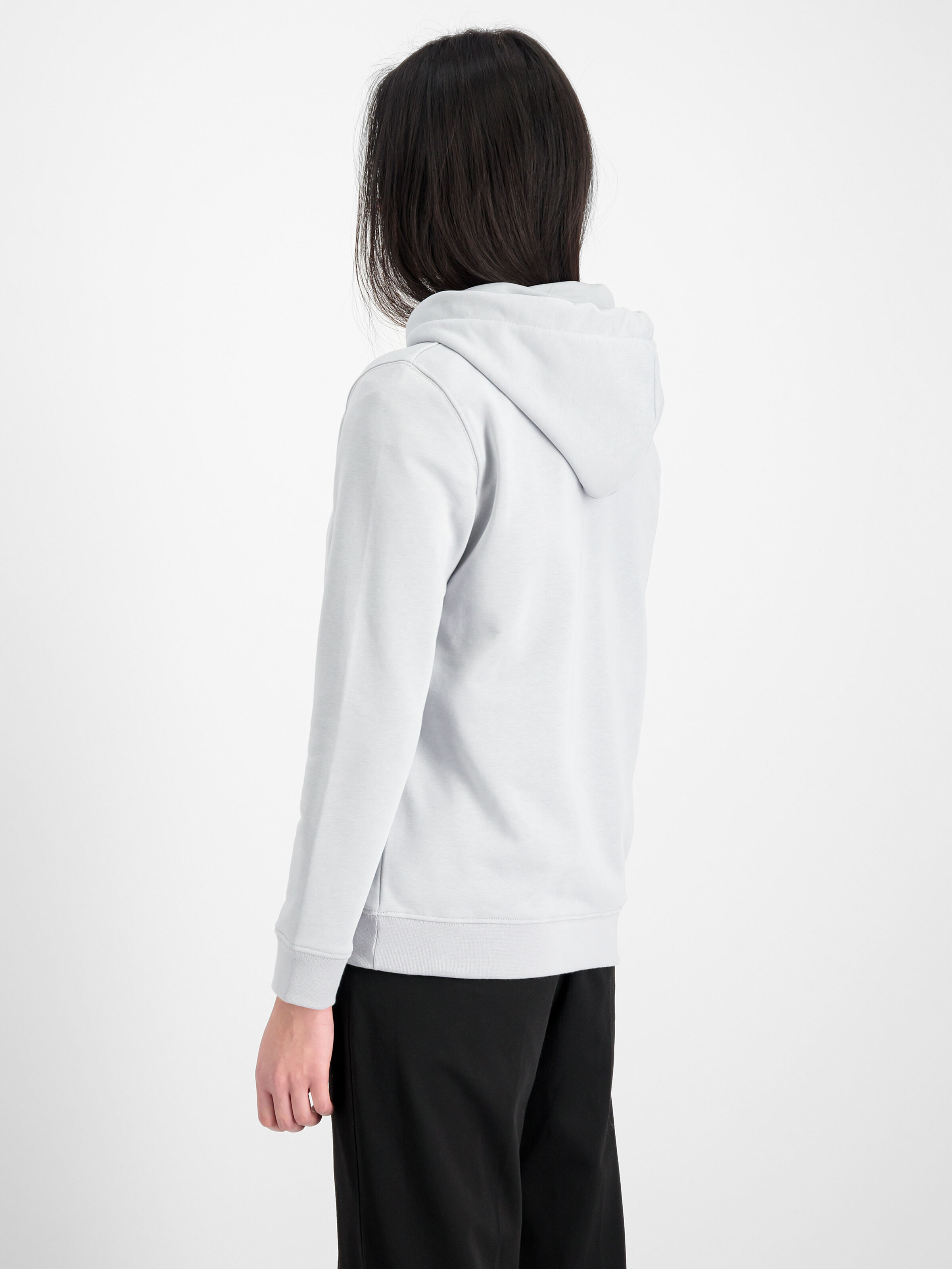 New Basic Glitter Women Hoodie pastel grey 196032G_666_012_208679