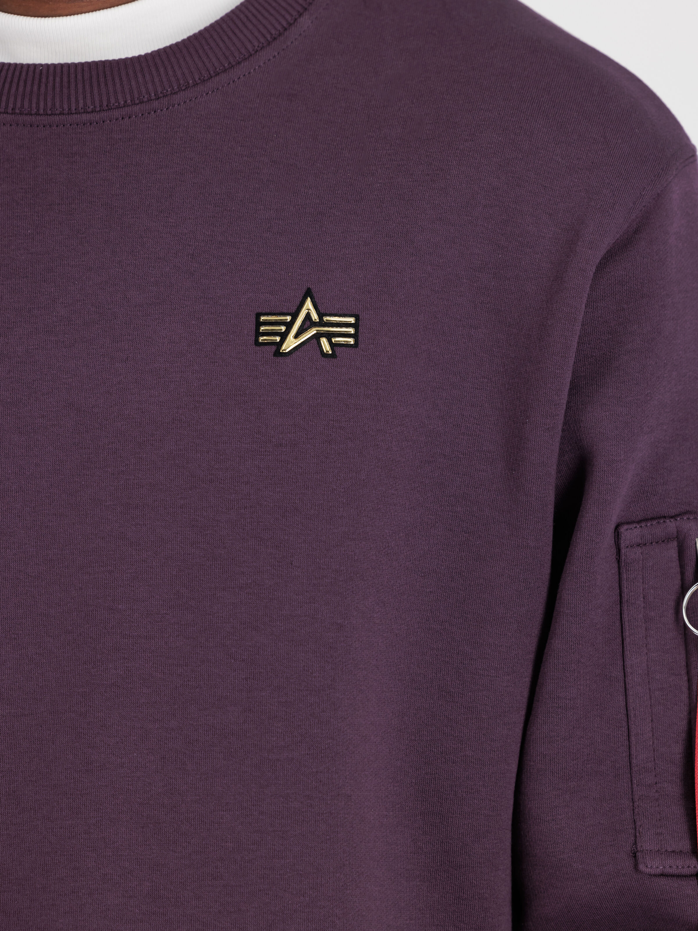 3D Small Logo Sweatshirt Plum 148309_719_3_detail_00001_98570