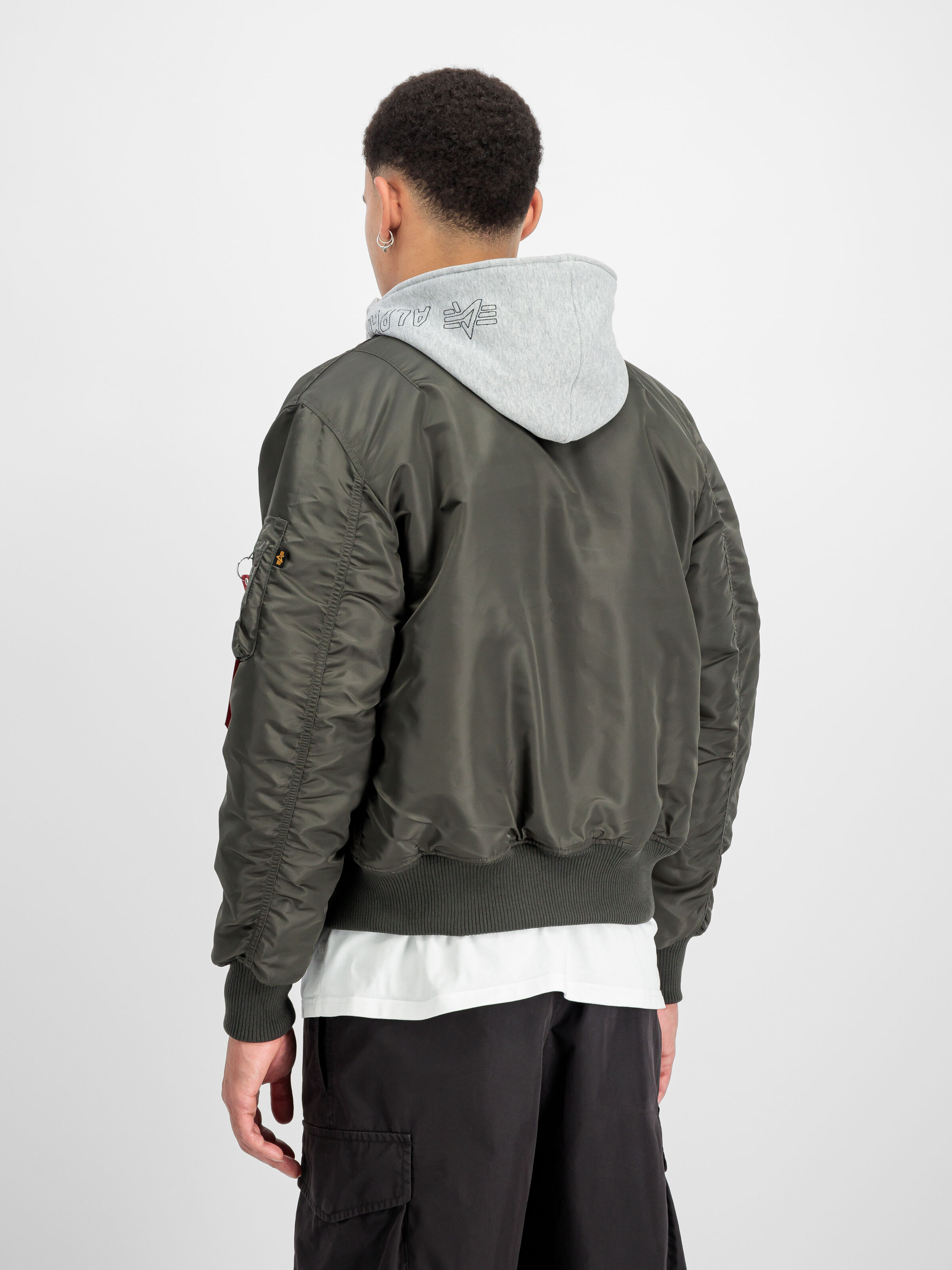 MA-1 D-Tec Hood Bomber Jacket rep.grey 183110_04_2_model_00003_185220