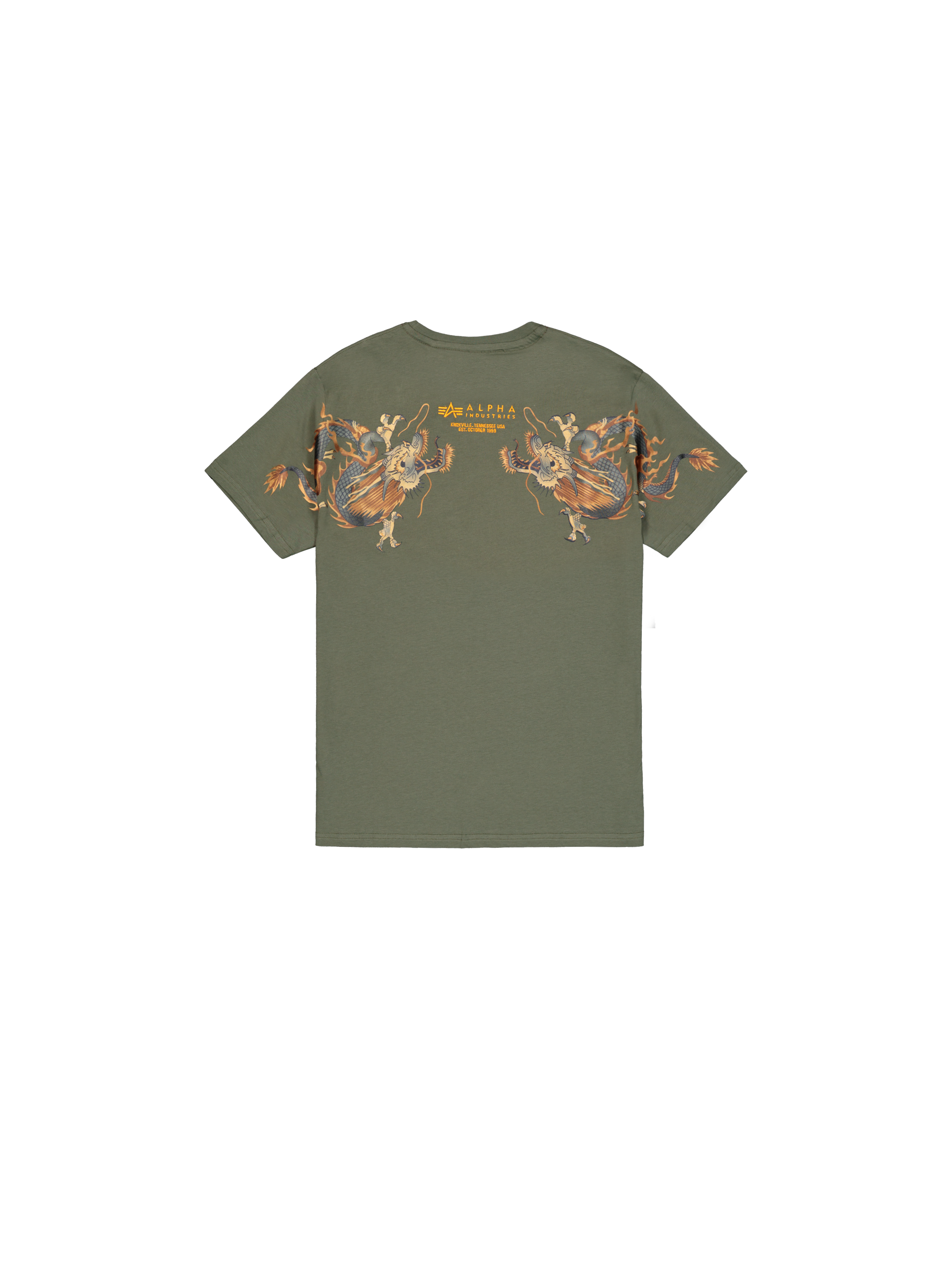 Dragon Embroidery T-Shirt dark olive 136506_142_1_flatlay_00002_222436
