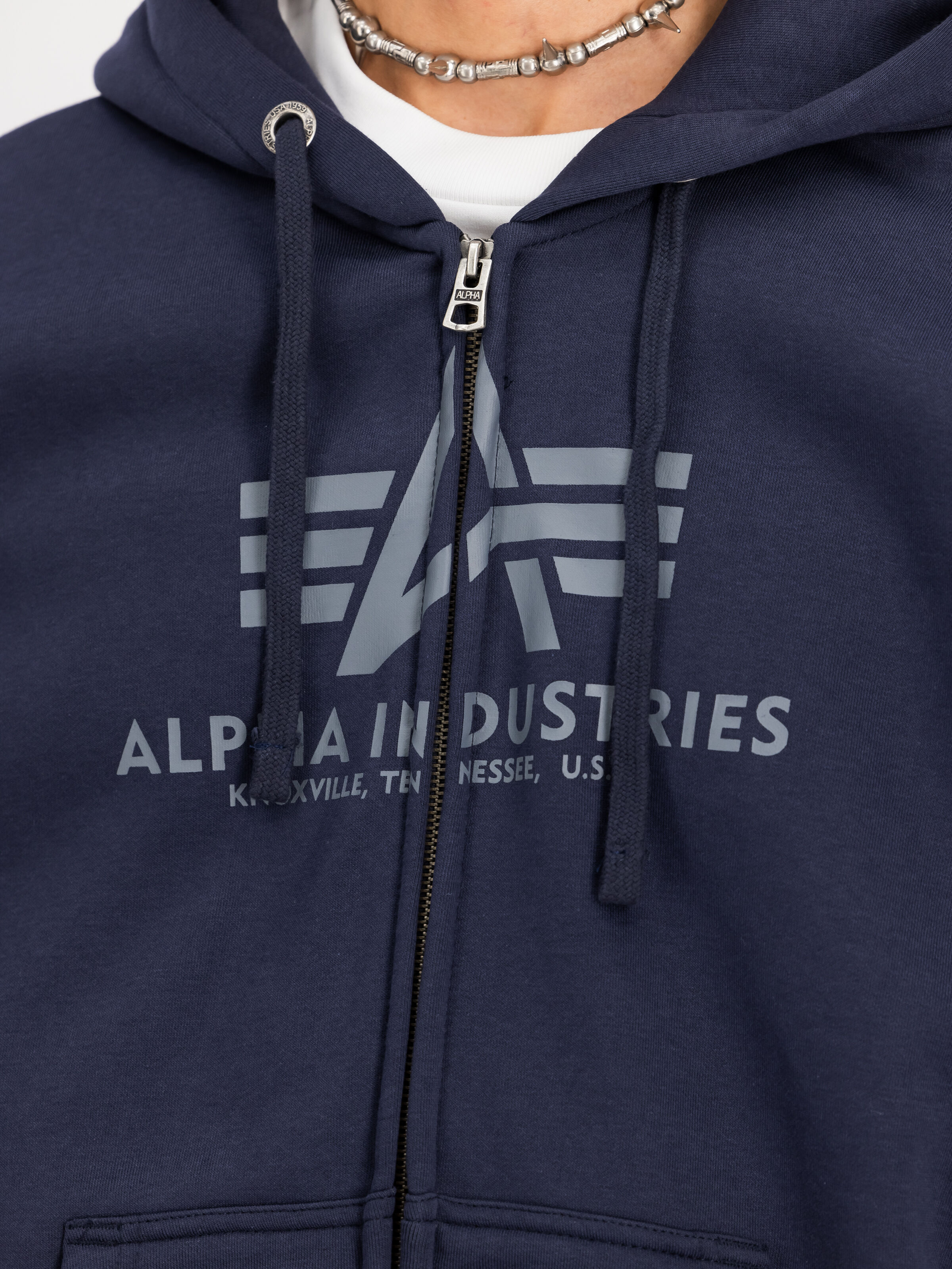 Basic Big Logo Zip Hoodie rep.blue 178325_07_3_detail_00001_128181