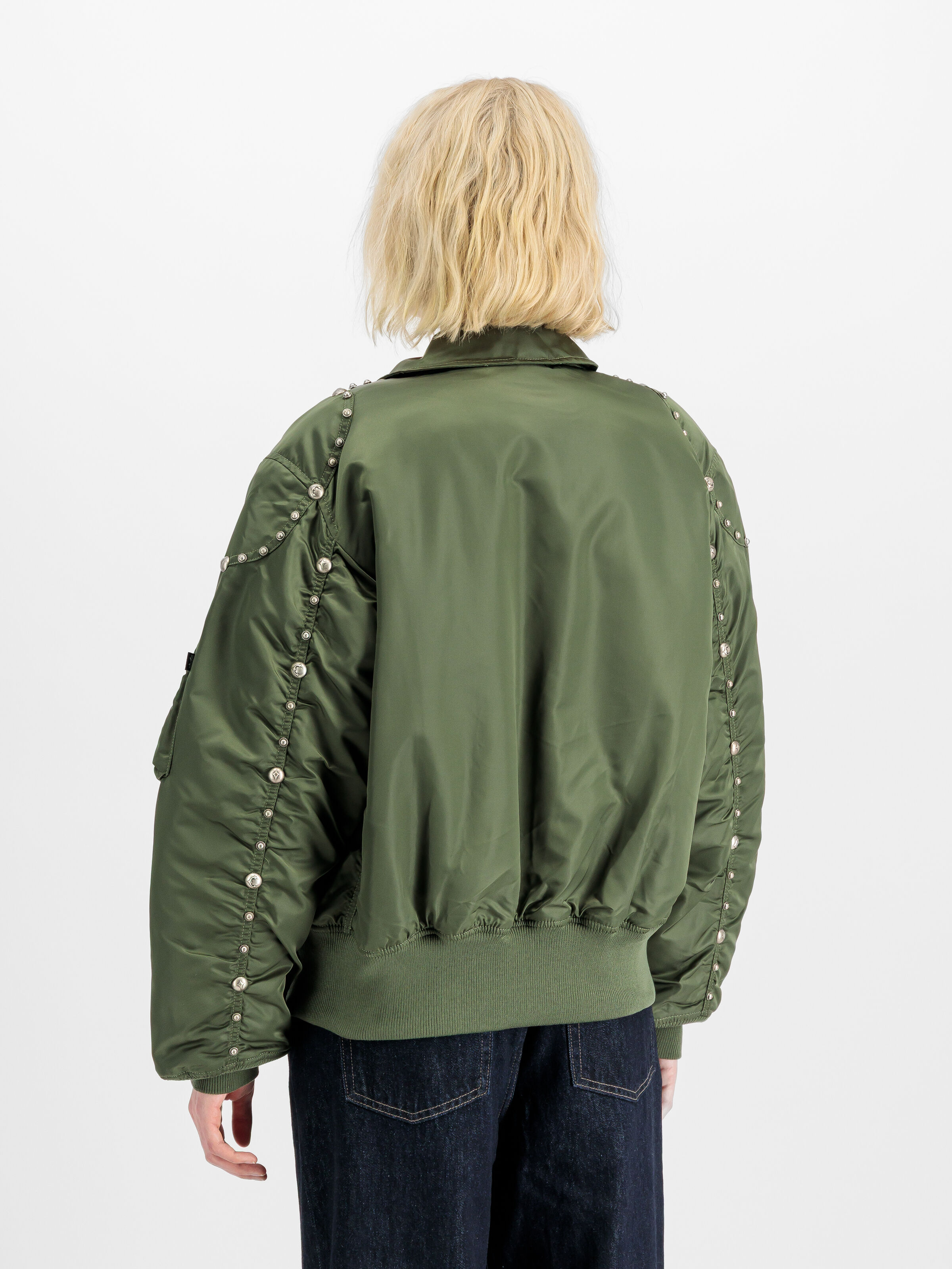 ALPHA x THUG CLUB CWU-45P RIVET Bomber Jacket sage-green 258150_01_2_model_00004_209942