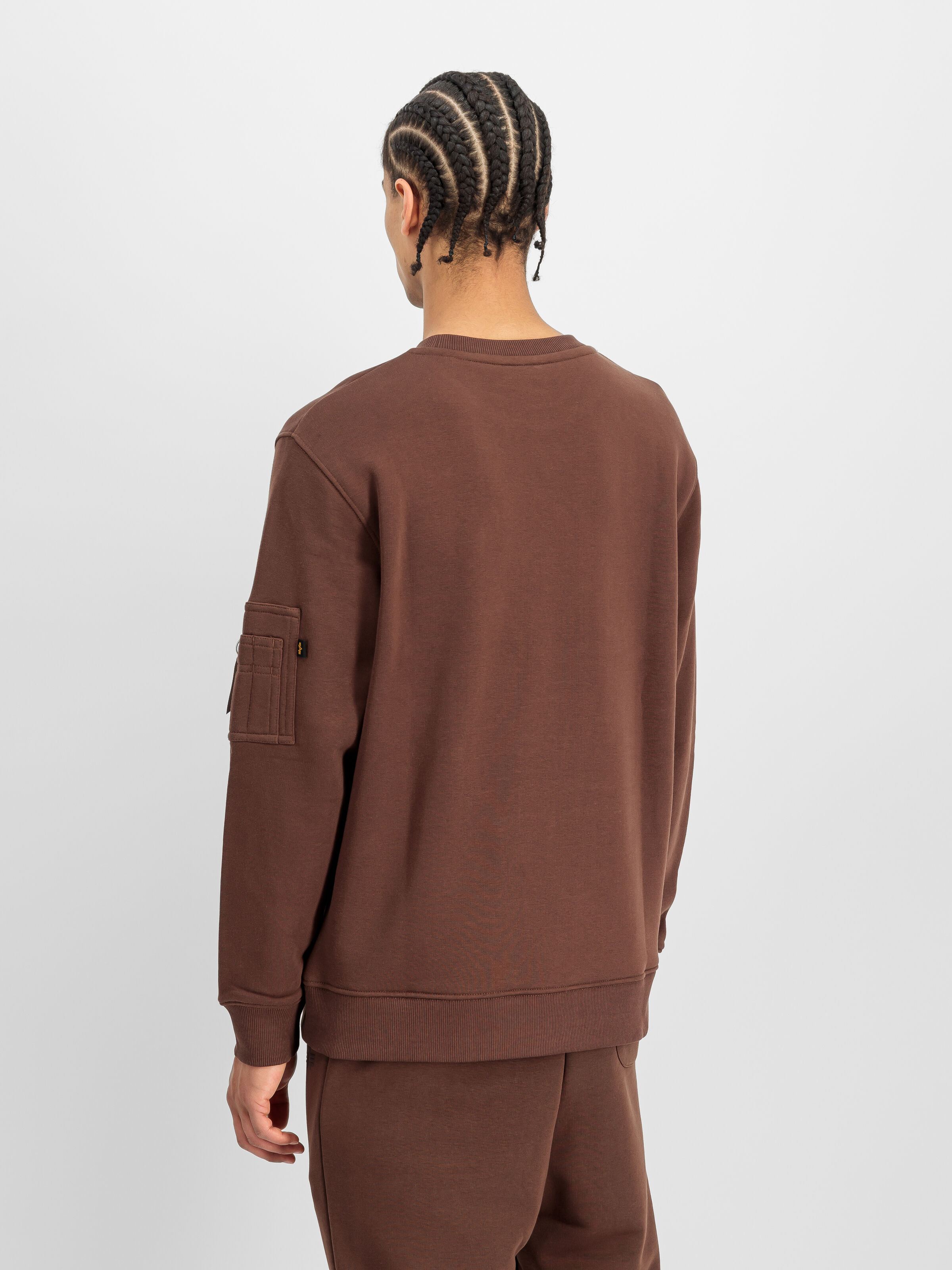 Dye To Match Mid Logo Sweatshirt powder brown 268303_204_2_model_00003_236574