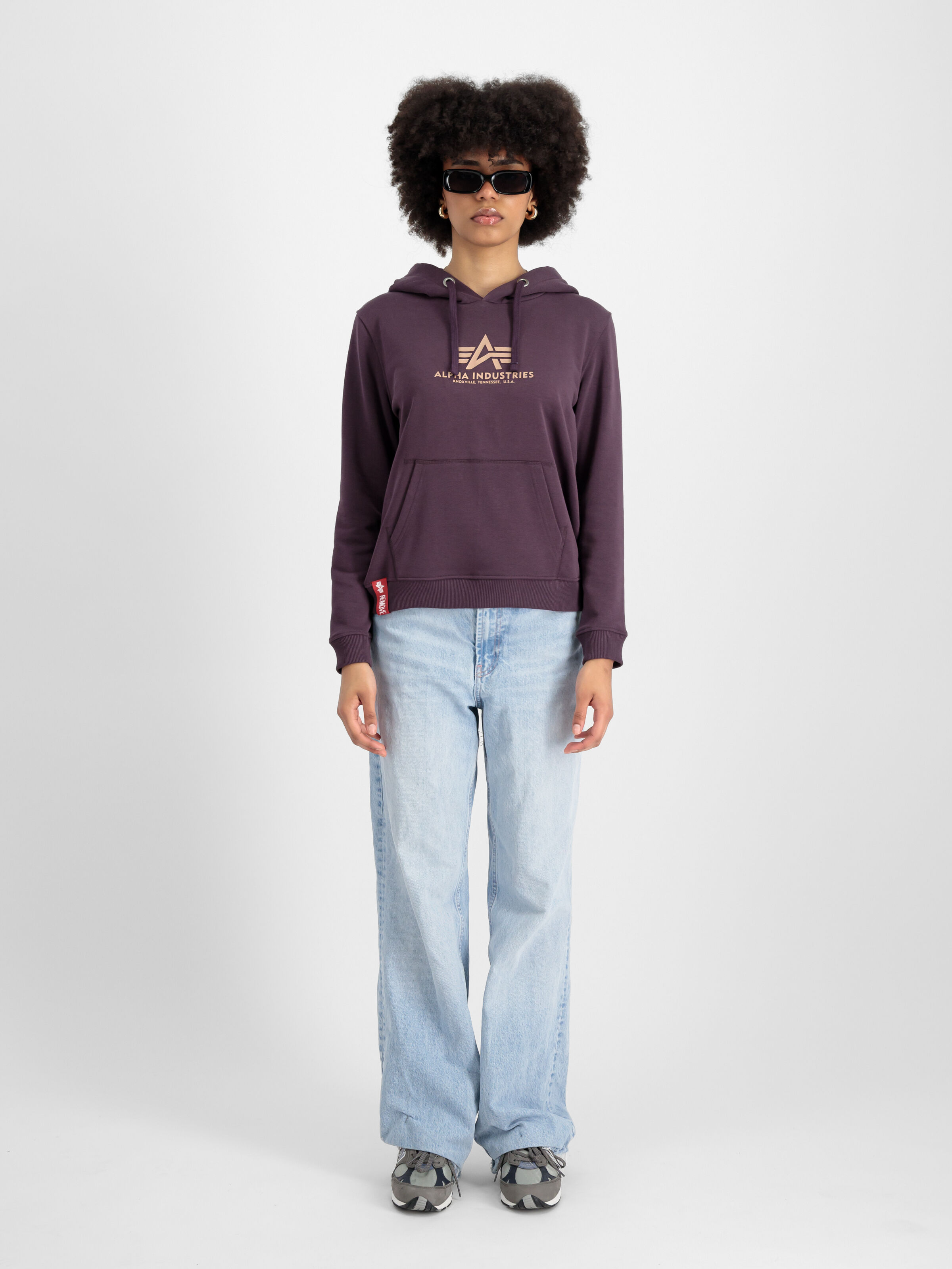 New Basic Big Logo Hoodie Women Plum 196032_719_2_model_00001_97009