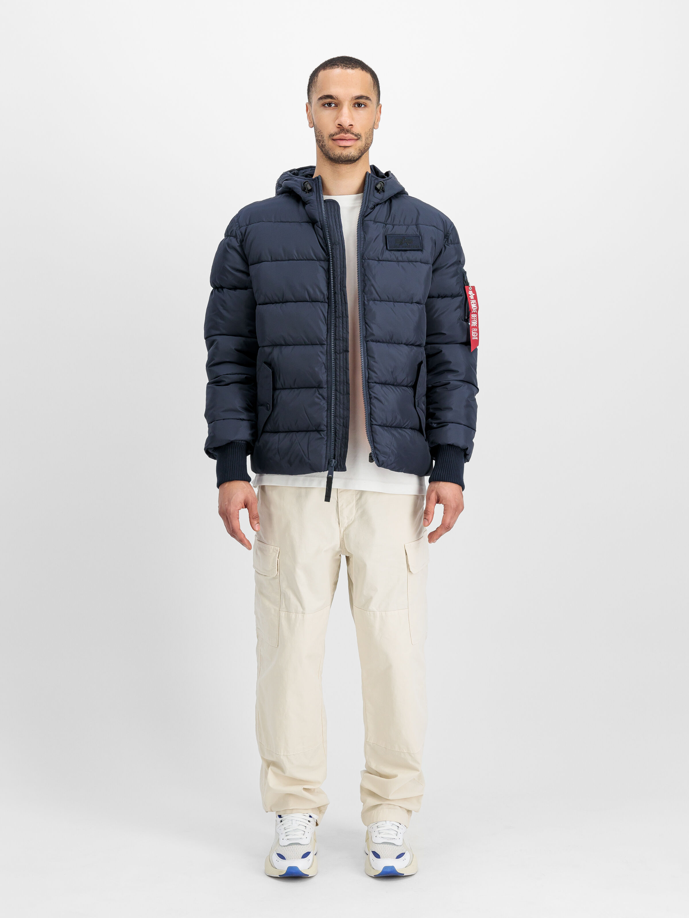 Hooded Puffer Alpha Faux Down Winter Jacket rep.blue 118113_07_2_model_00001_126191