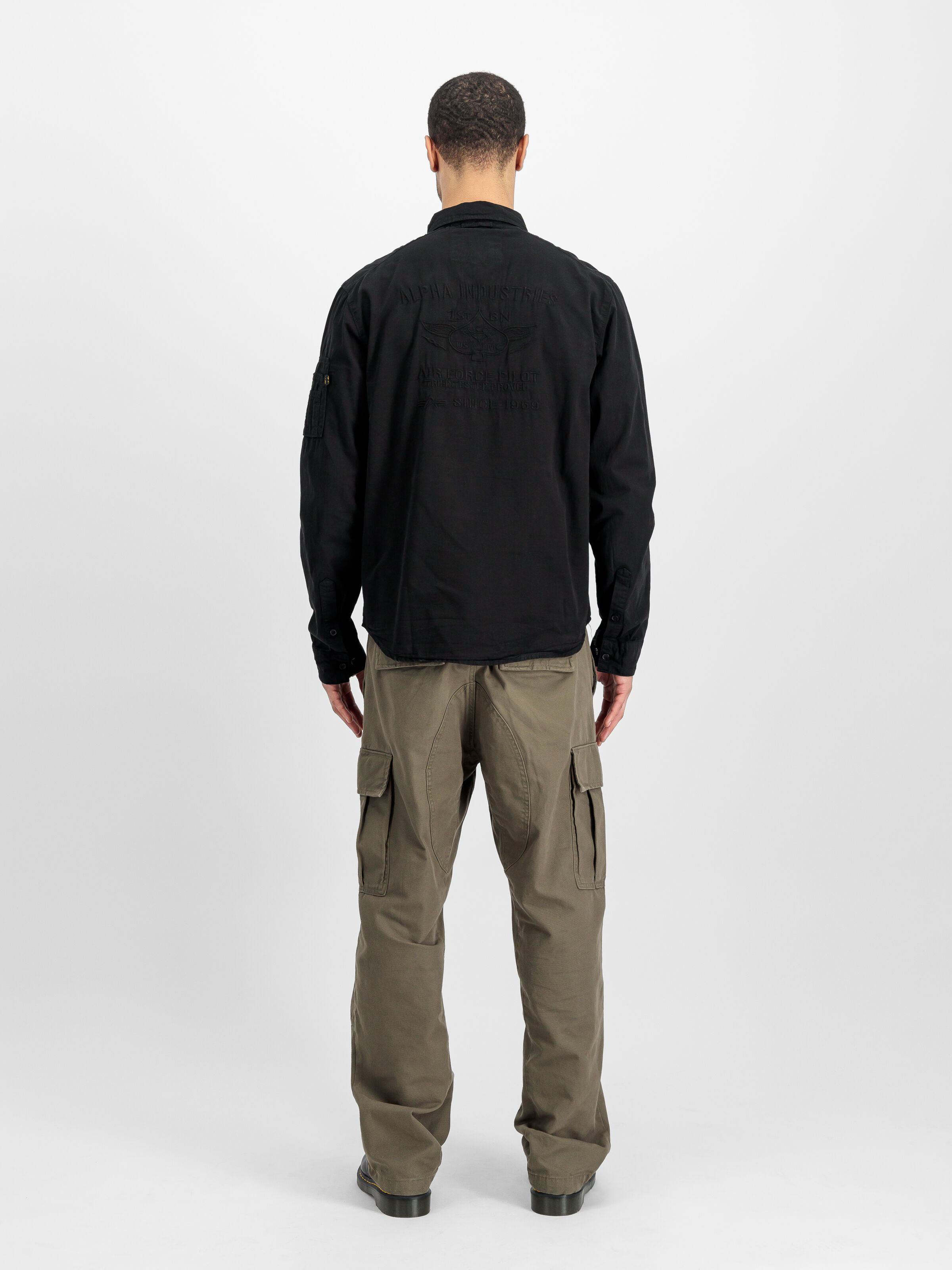 Air Force Embroidery Shirt black 138422_03_2_model_00002_125933