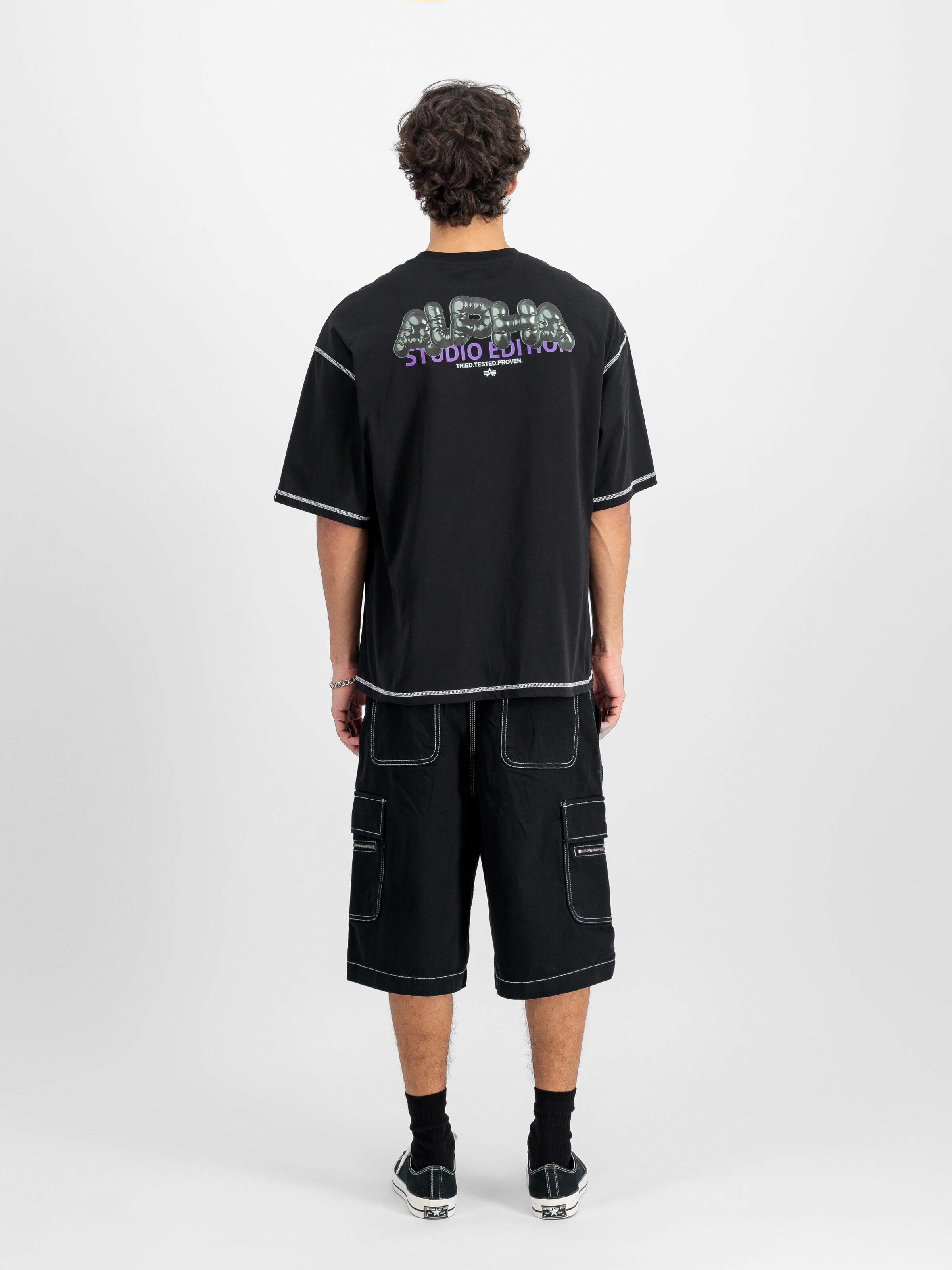 Studio Bubble Backprint T-Shirt black 156555_03_2_model_00002_138889