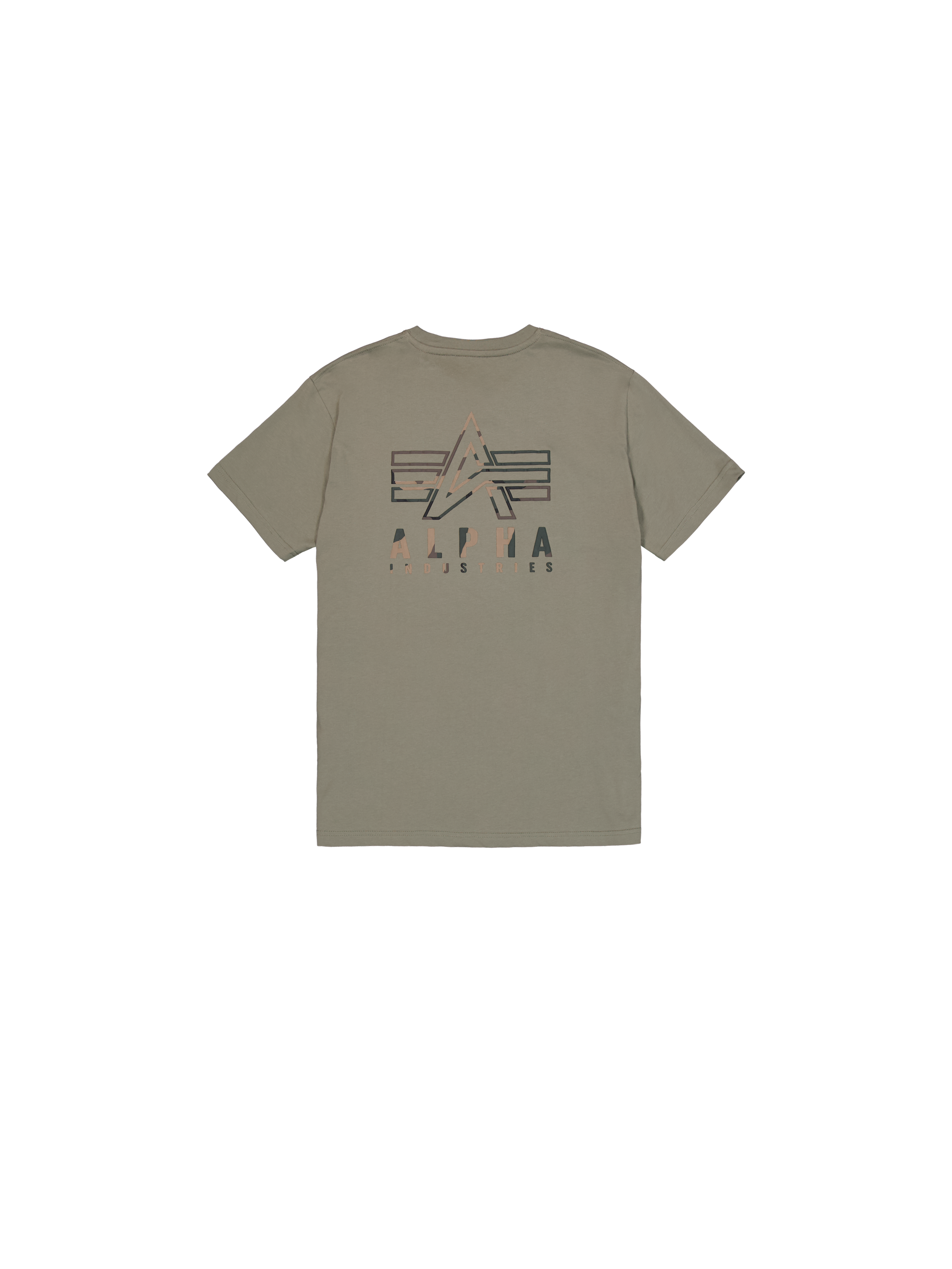Camo Logo Puff Print Backprint T-Shirt olive 148522_11_1_flatlay_00002_98059