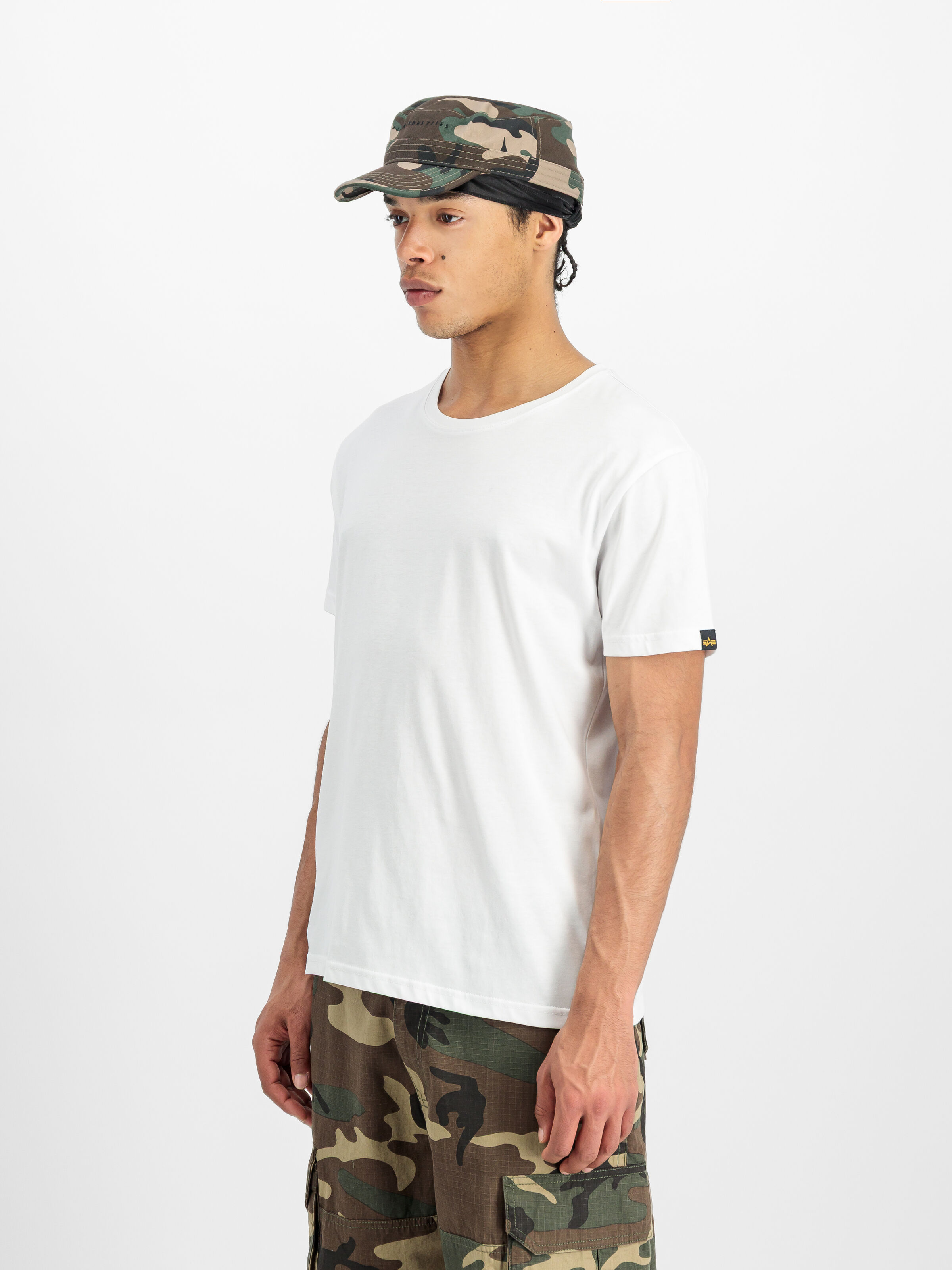 Camo Label Backprint T-Shirt white 258504_09_2_model_00002_163916
