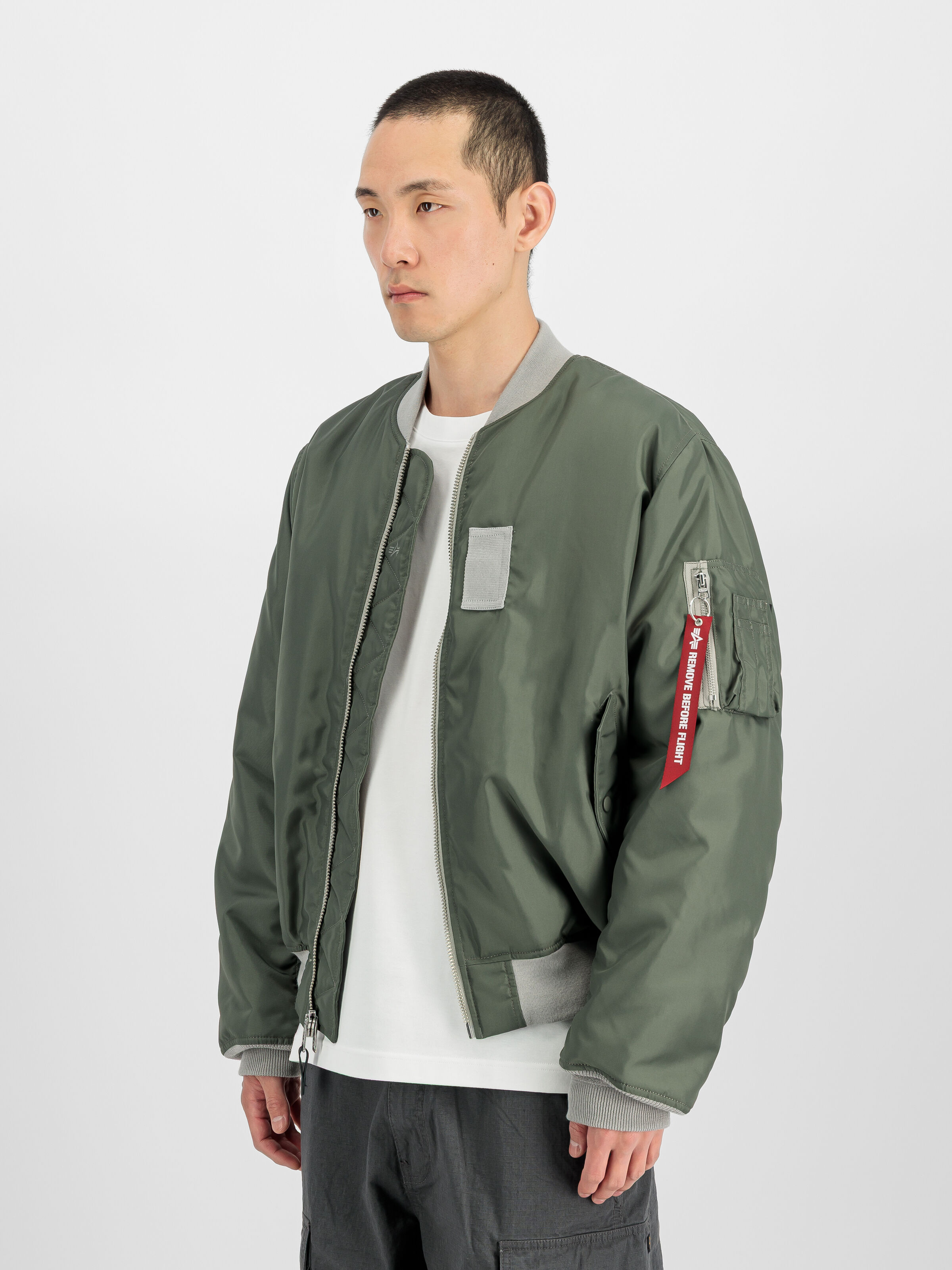 MA-1 USAF Vintage Loose Bomber Jacket vintage green 268103_432_2_model_00002_244299