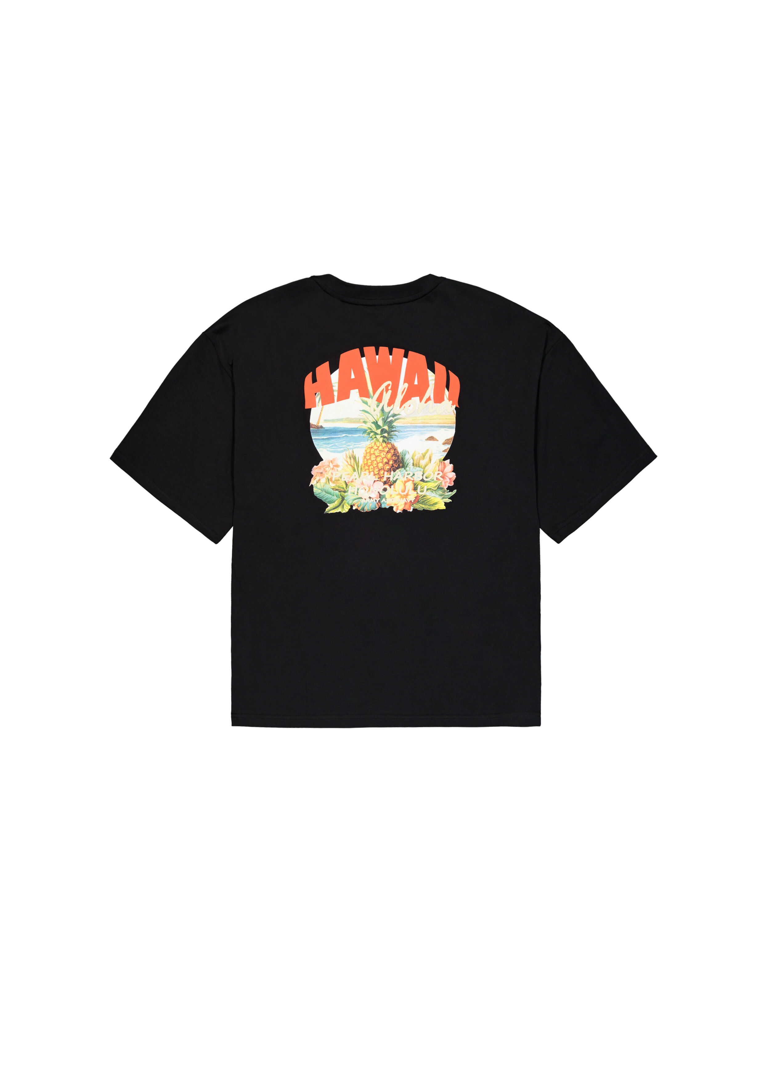 Hawaii Aloha Backprint T-Shirt black 156535_03_1_flatlay_00002_145504