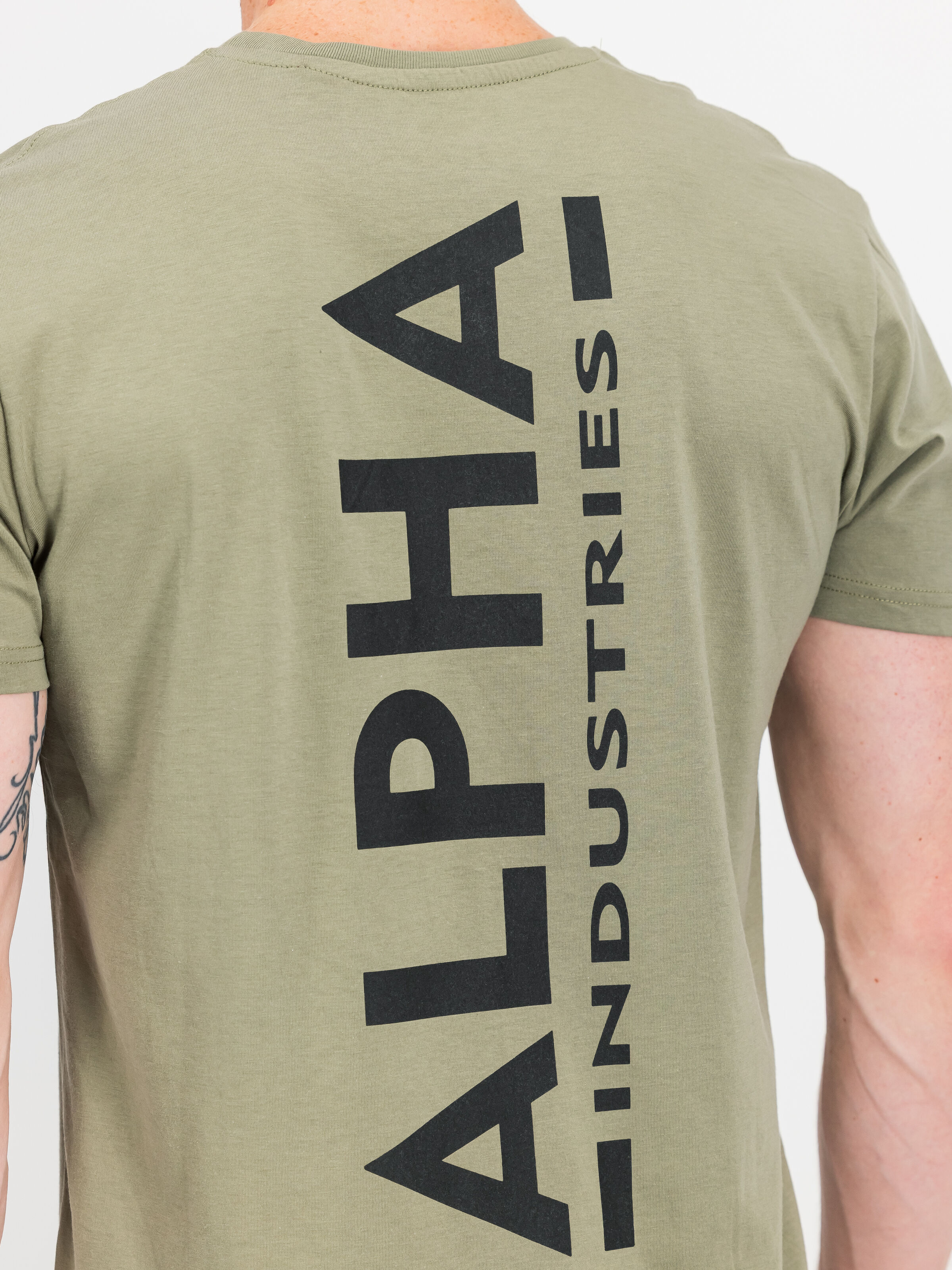 Backprint T-Shirt olive/black 128507_154_3_detail_00002_191041
