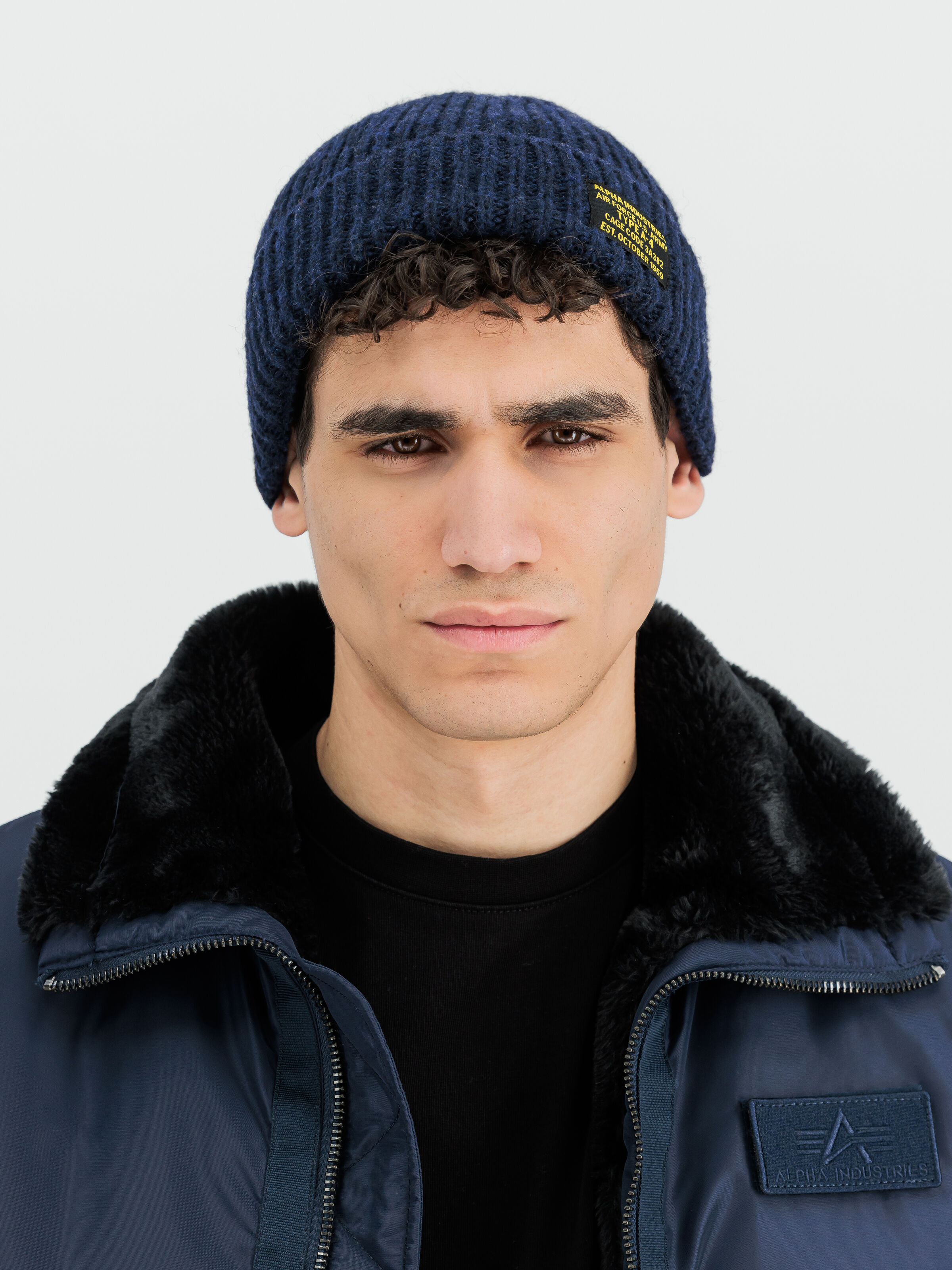 A-4 Watch Vintage Beanie ultra navy 268918_697_2_model_00001_227905