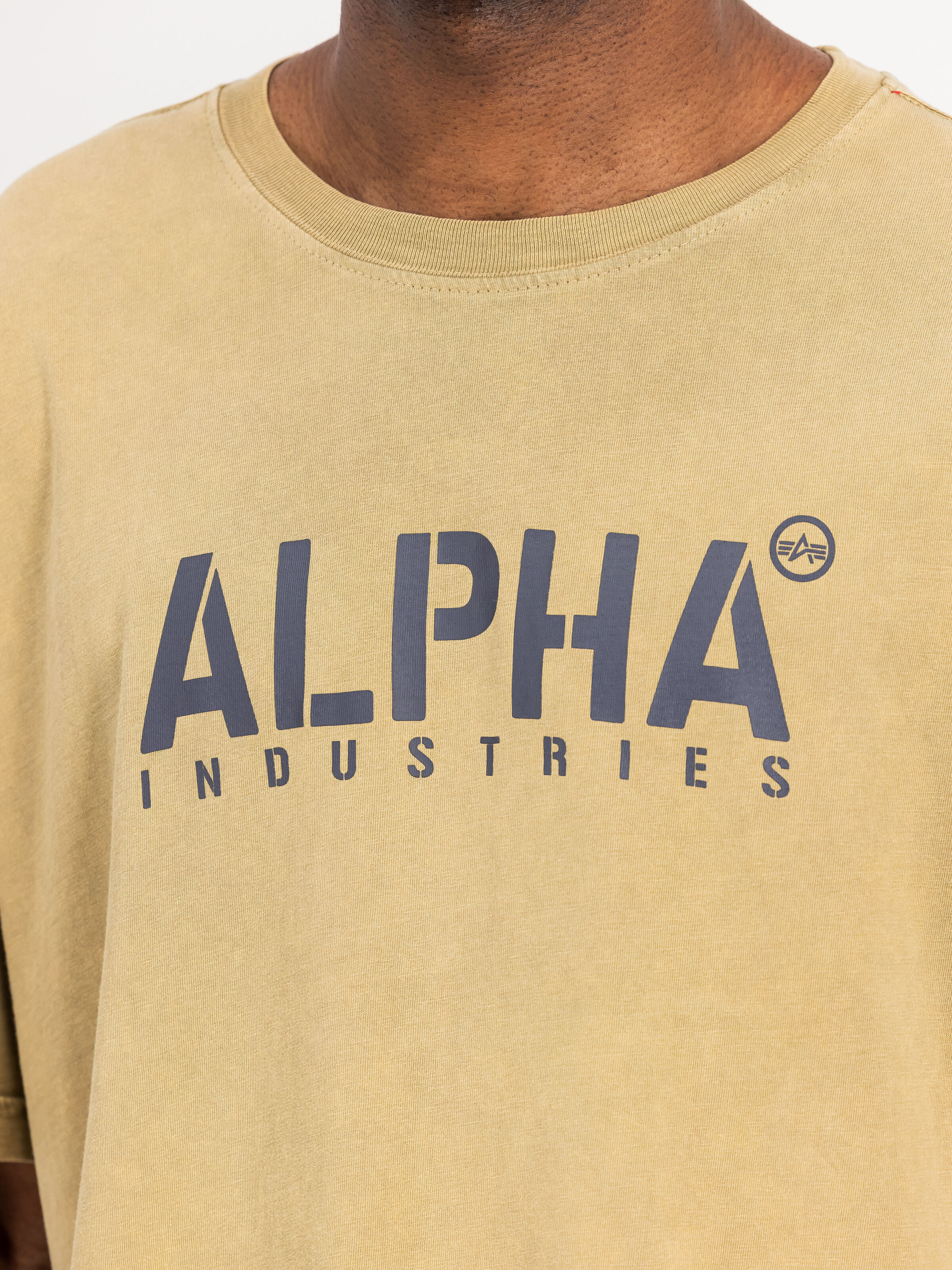 Alpha Stencil T-Shirt light olive 266555_82_3_detail_00001_227077