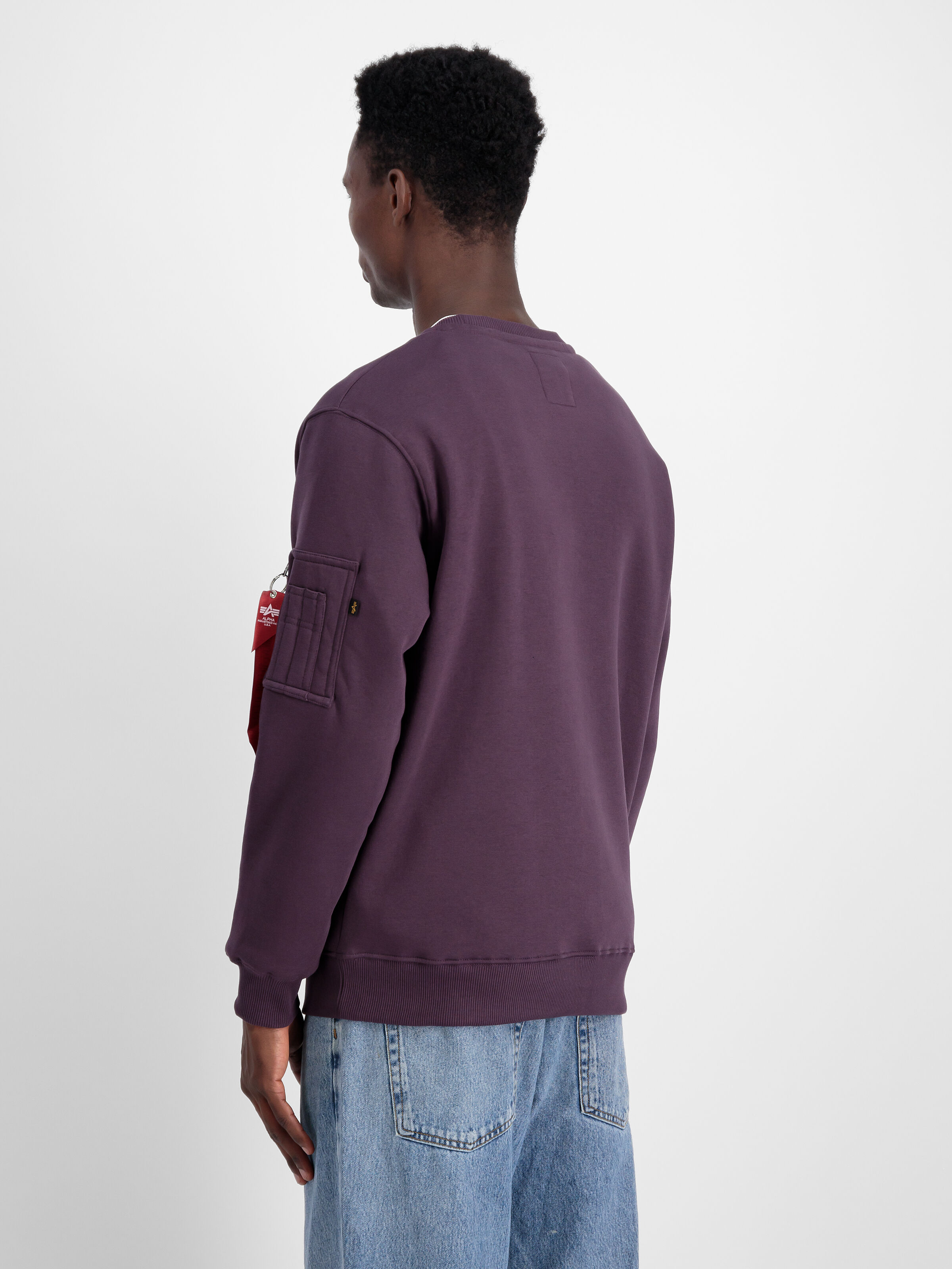 3D Small Logo Sweatshirt Plum 148309_719_2_model_00004_98569