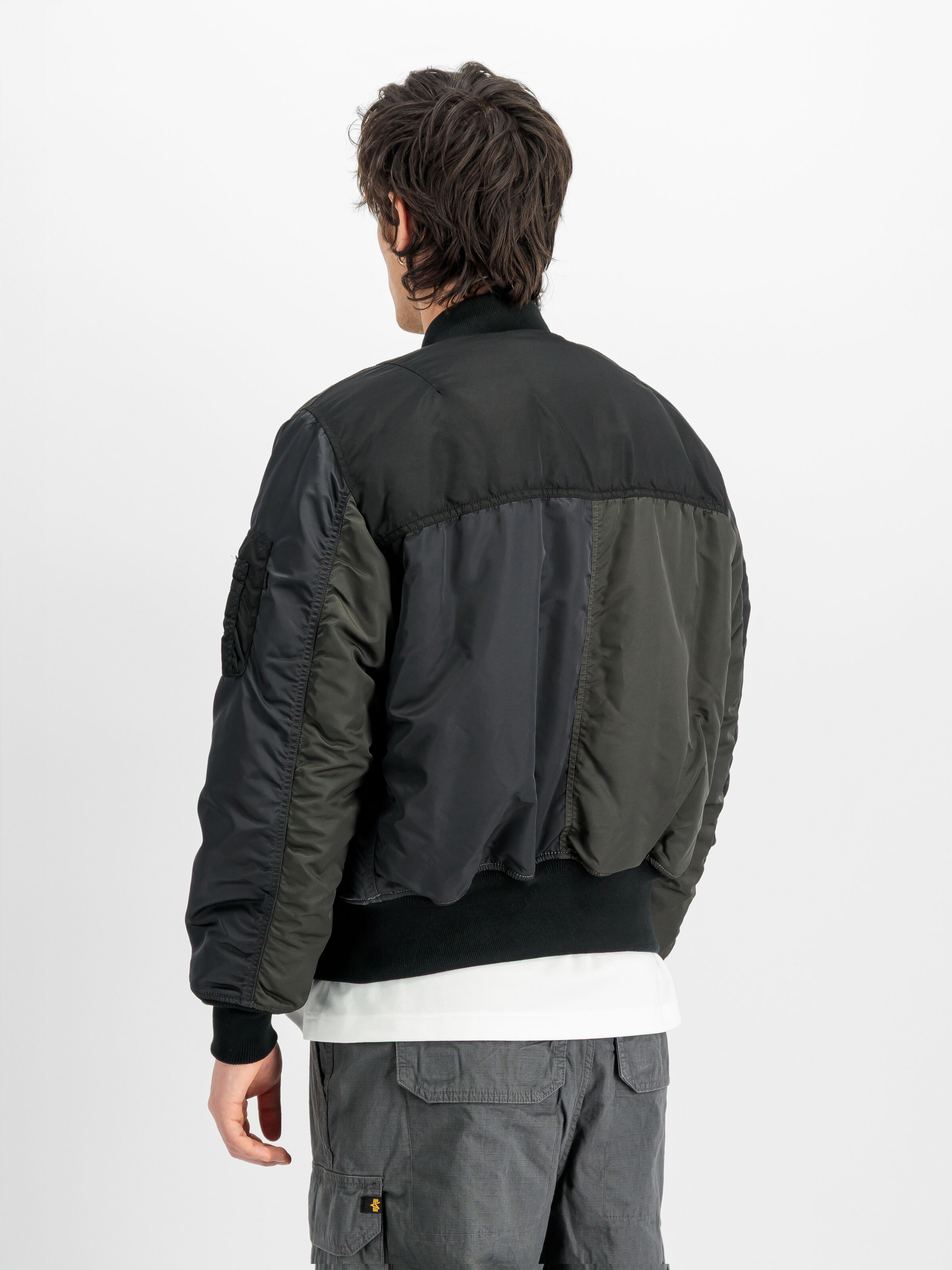 MA-1 Tricolor Bomber Jacket black 268139_03_2_model_00003_232498