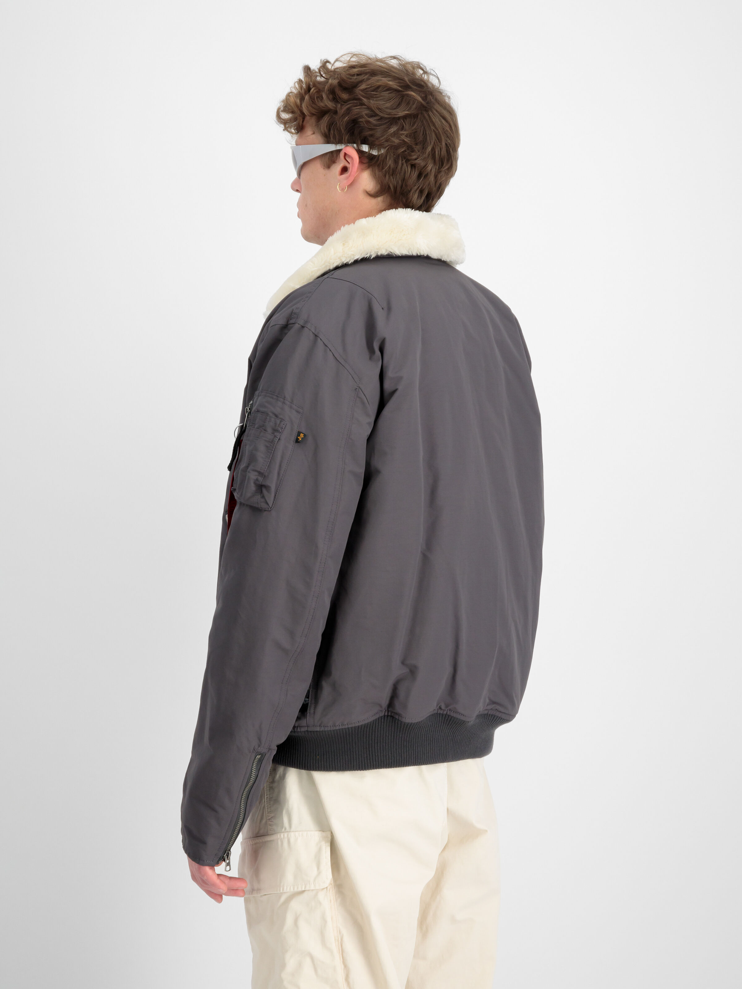 DA-3 Bomber Winter Jacket vintage grey 148128_684_2_model_00004_116003