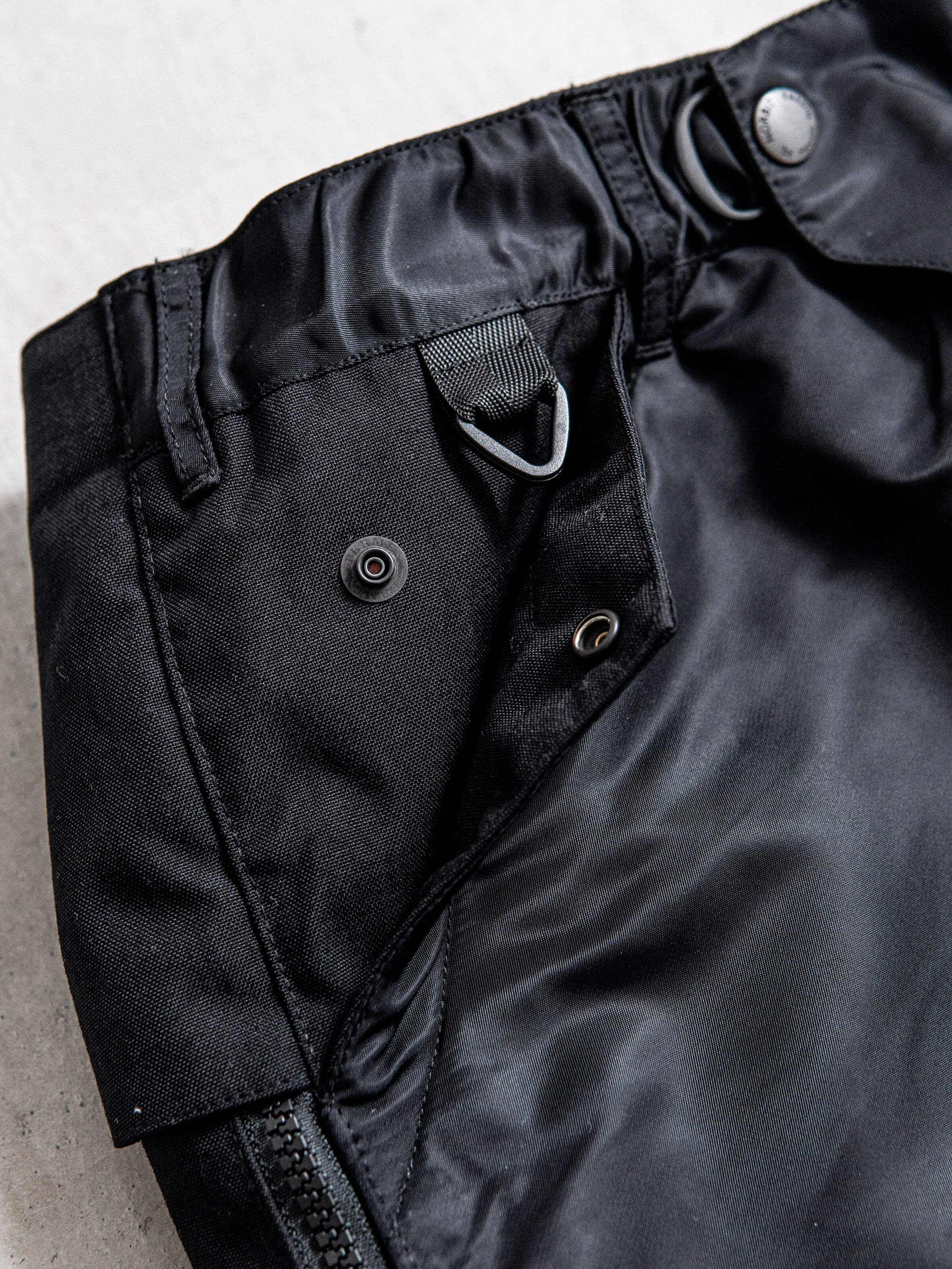 ALPHA x NORBIT Side Opening Padding Samue Pant black 258124_03_3_detail_00002_208765