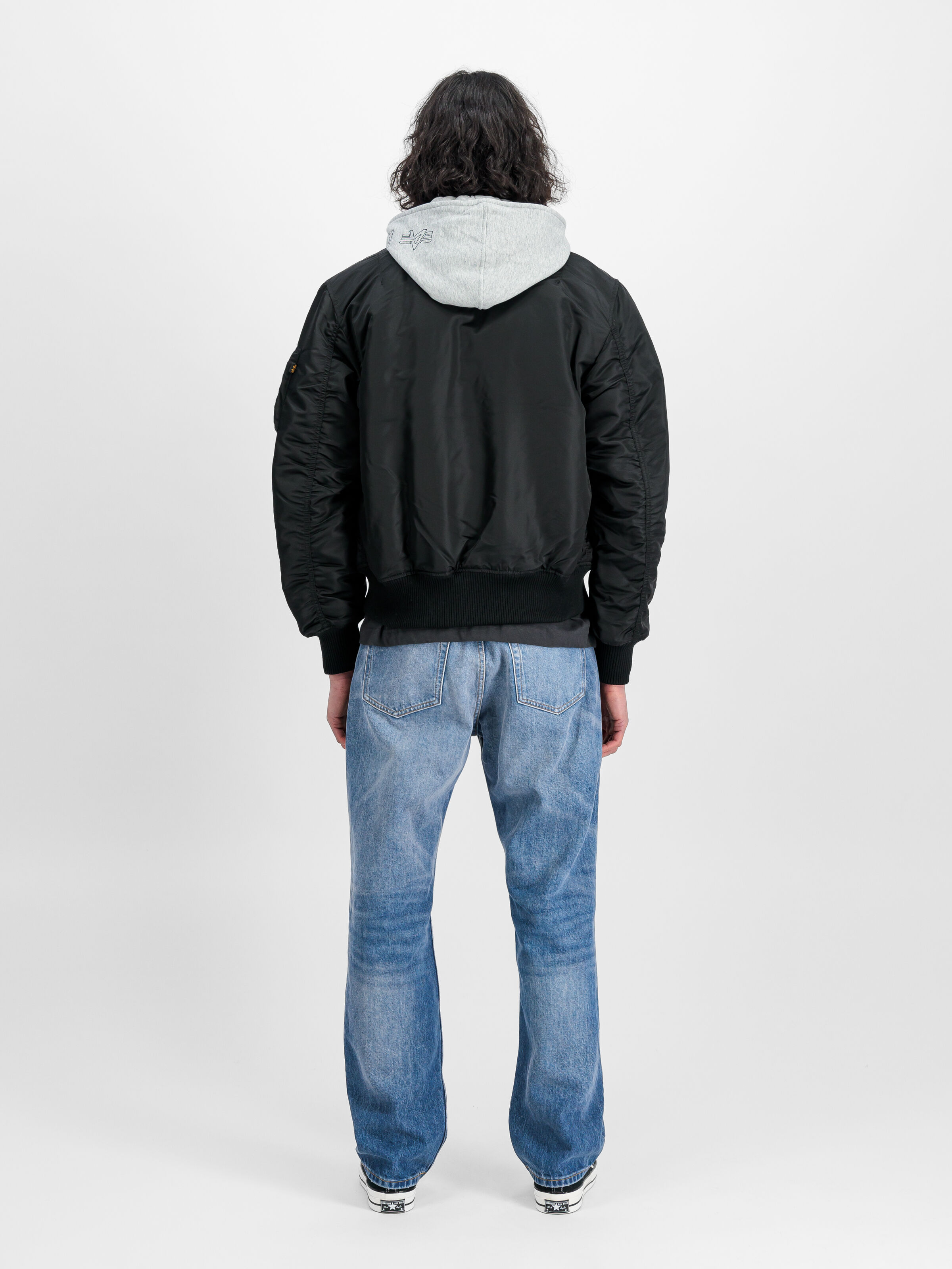 MA-1 D-Tec Hood Bomber Jacket black 183110_03_2_model_00002_127962