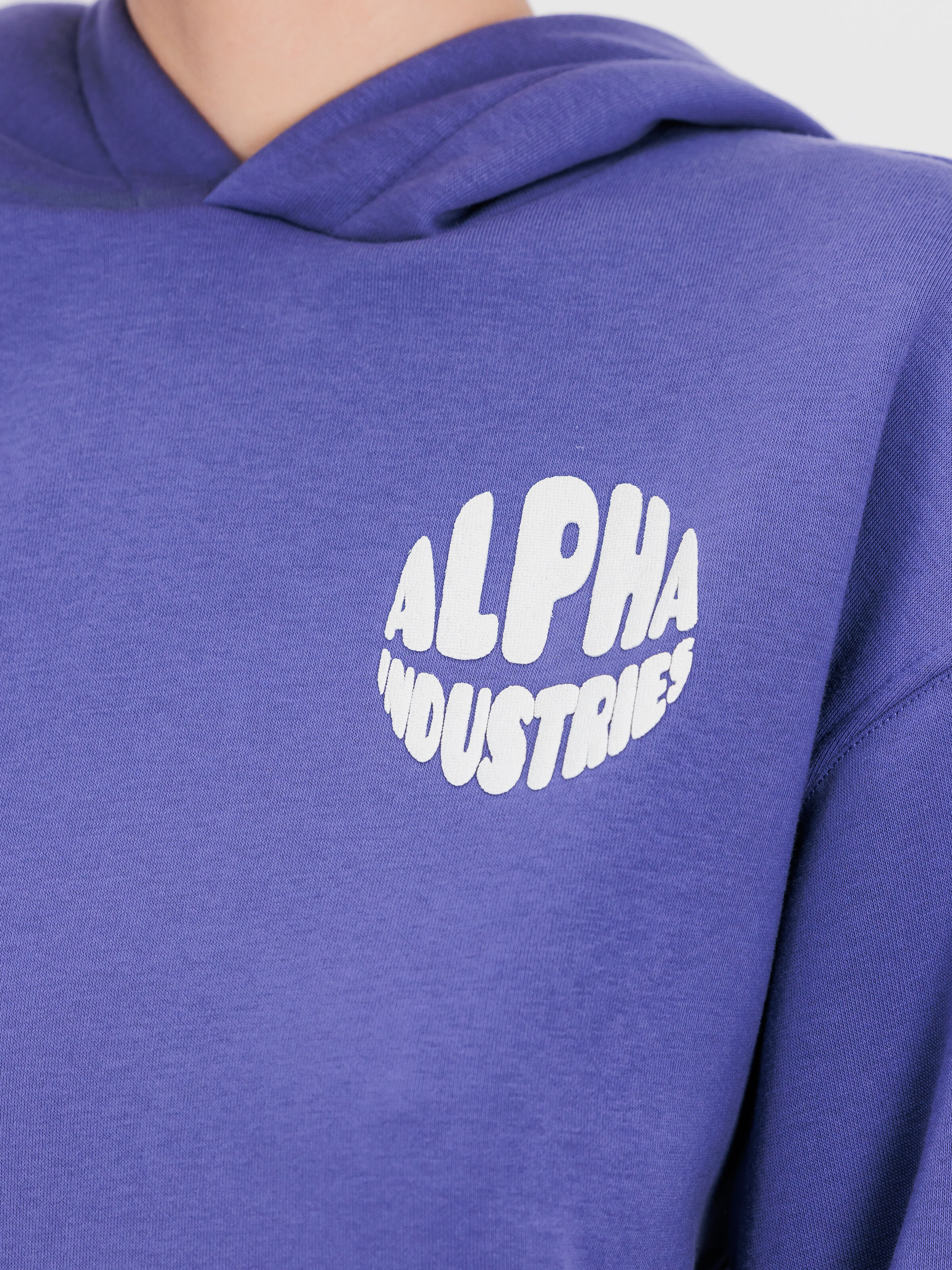 Logo Backprint Hoodie Women night purple 156041_735_3_detail_00001_142262