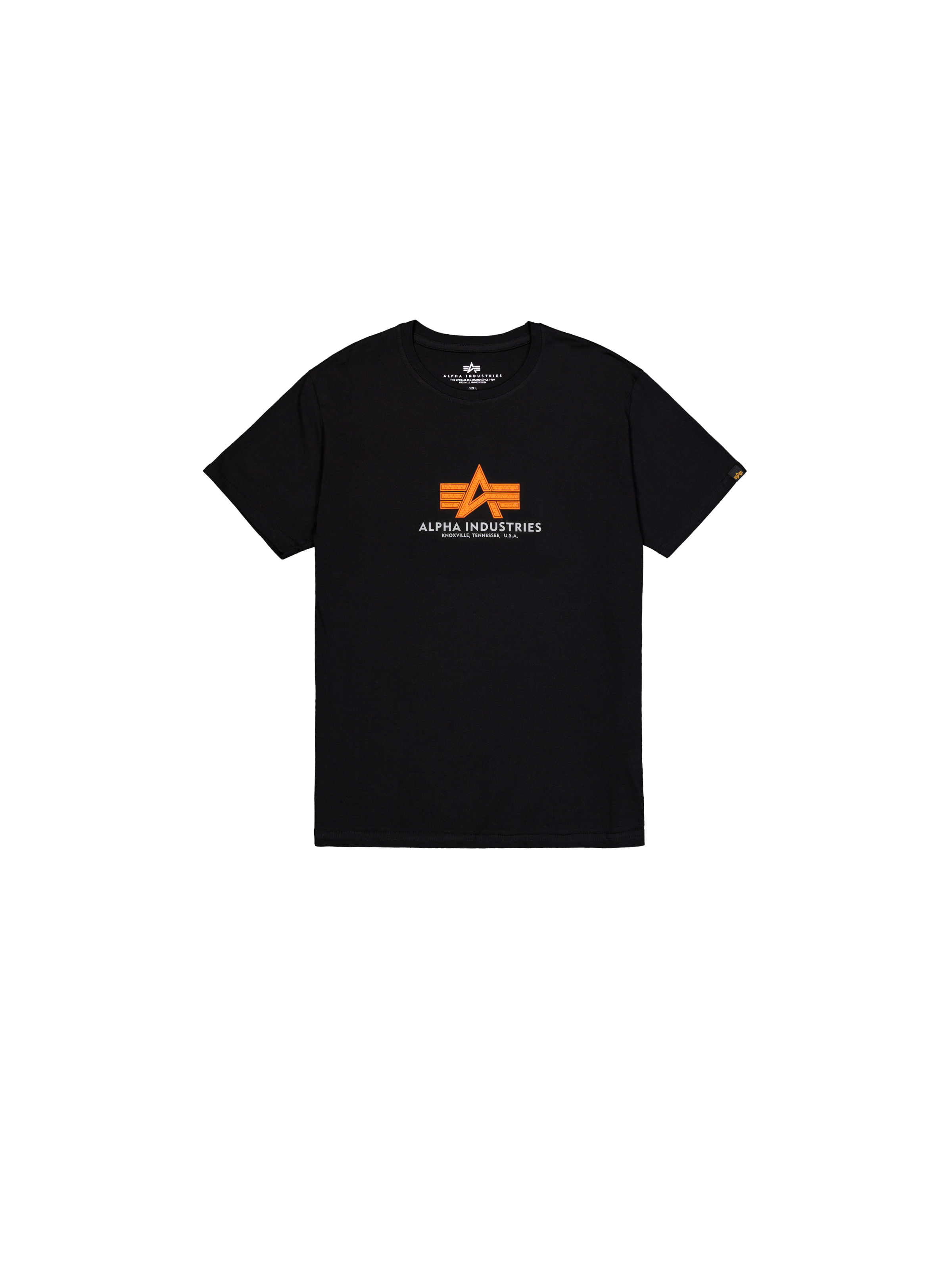 Basic Big Logo Rubber T-Shirt black 100501RB_03_1_flatlay_00001_185762.png