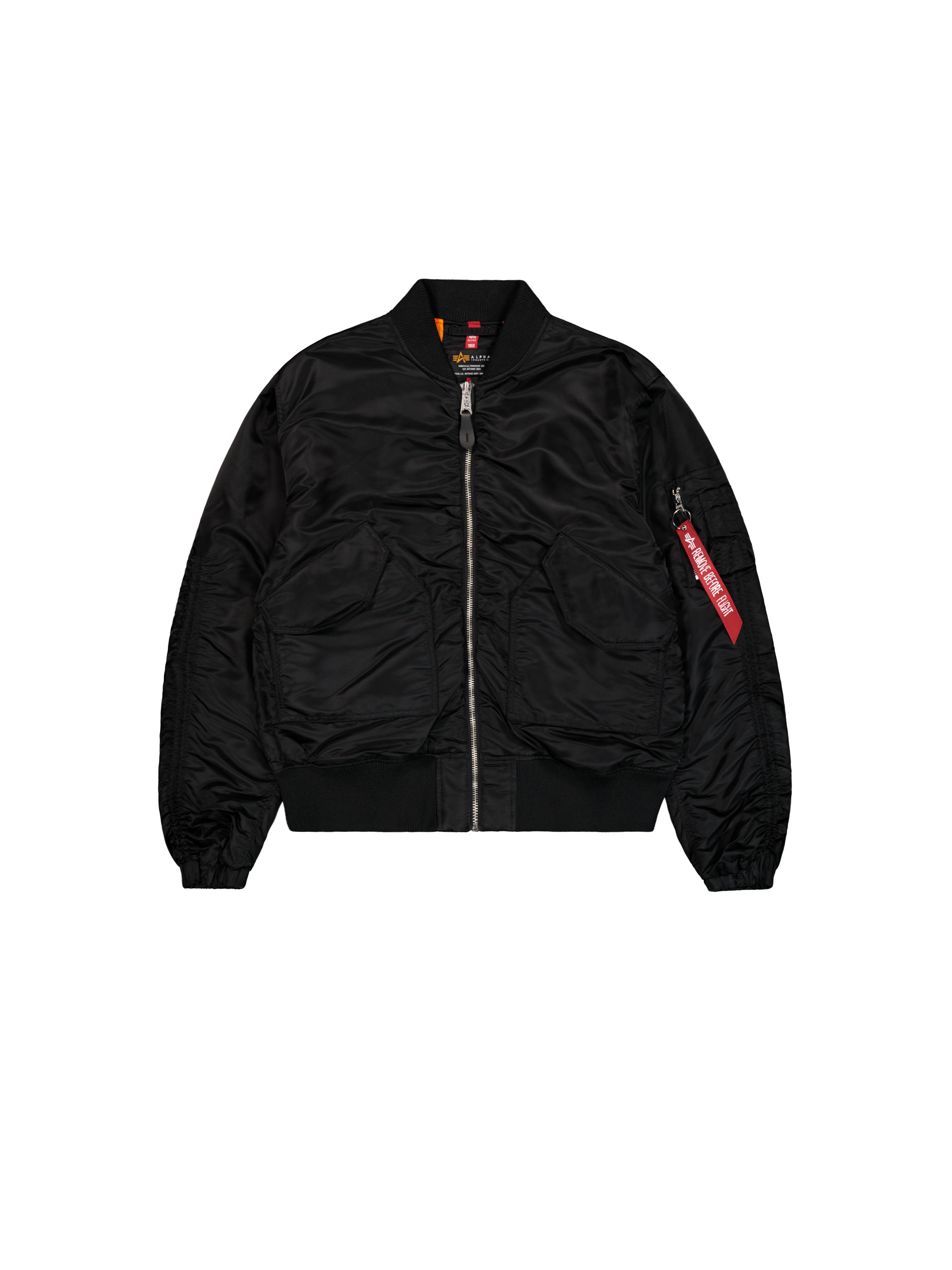 CWU MA-1 No Cords Bomber Jacket Women black 136007NC_03_1_flatlay_00001_221849.png