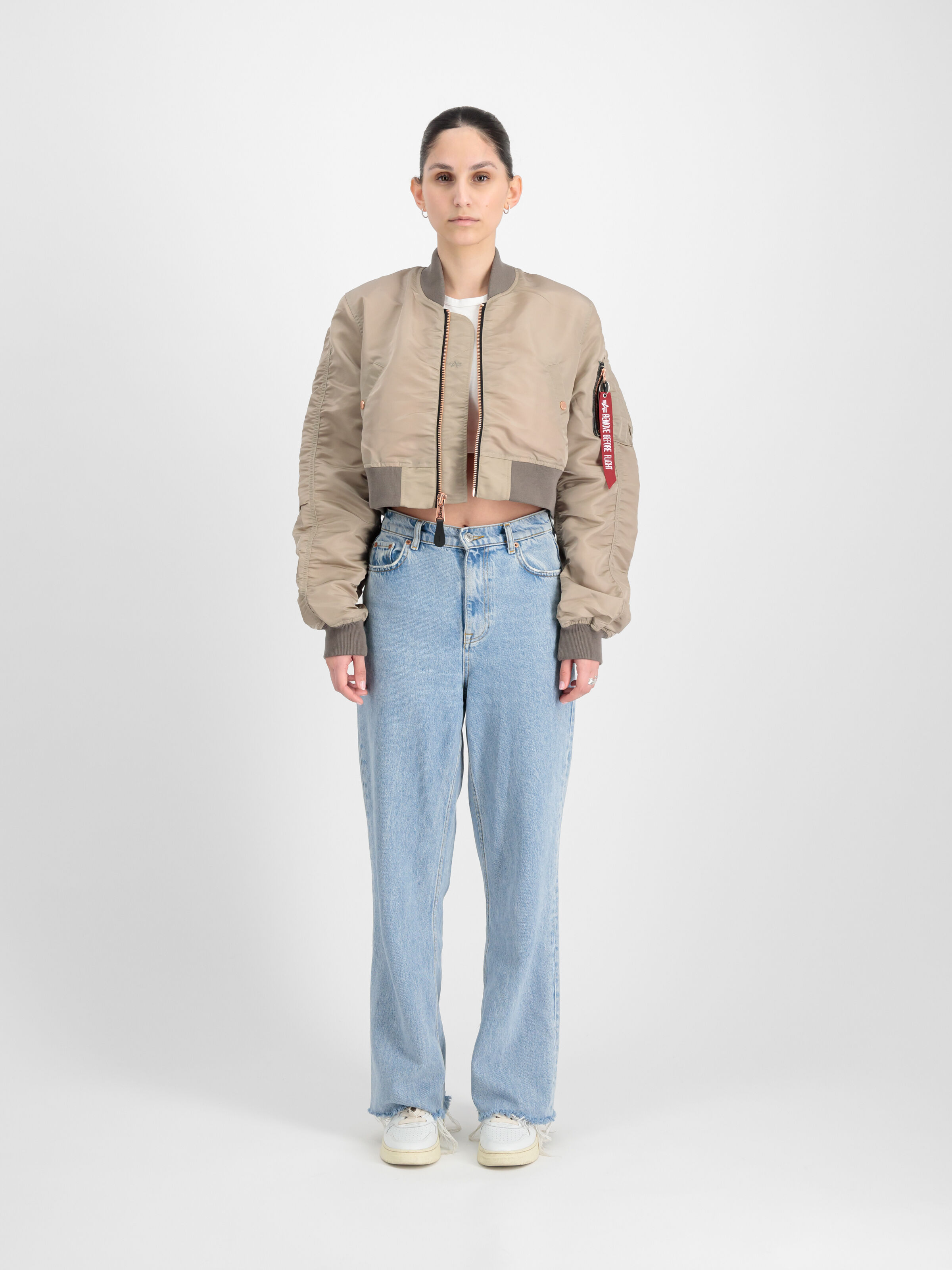 MA-1 Boxy Bomber Jacket Women vintage sand 136008_679_2_model__00001_116049