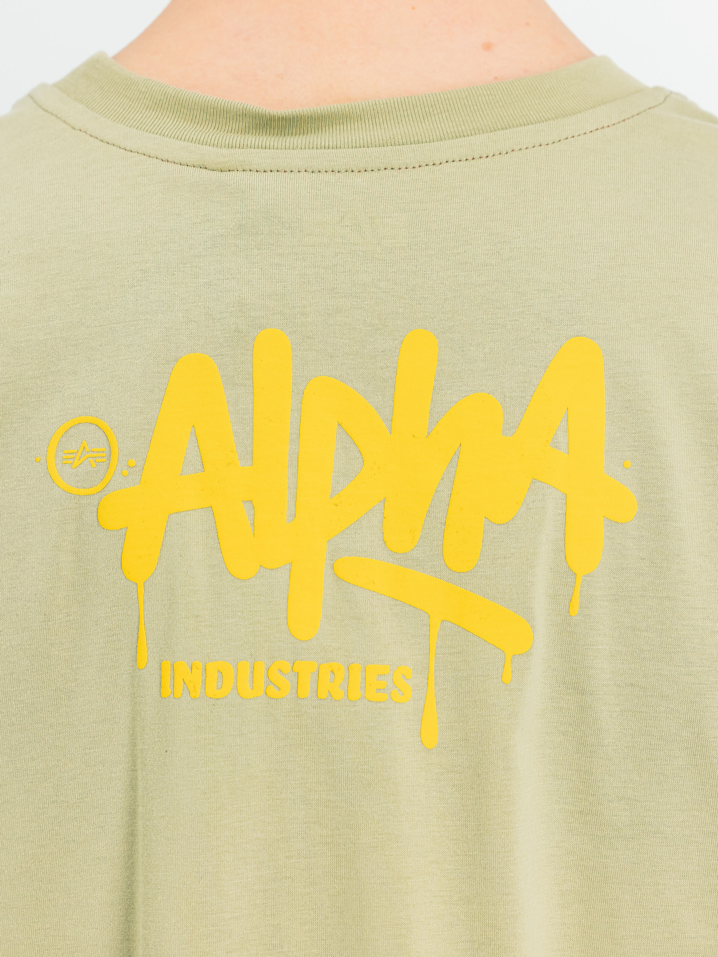 Alpha Signature T-Shirt light olive 266554_82_3_detail_00002_220350