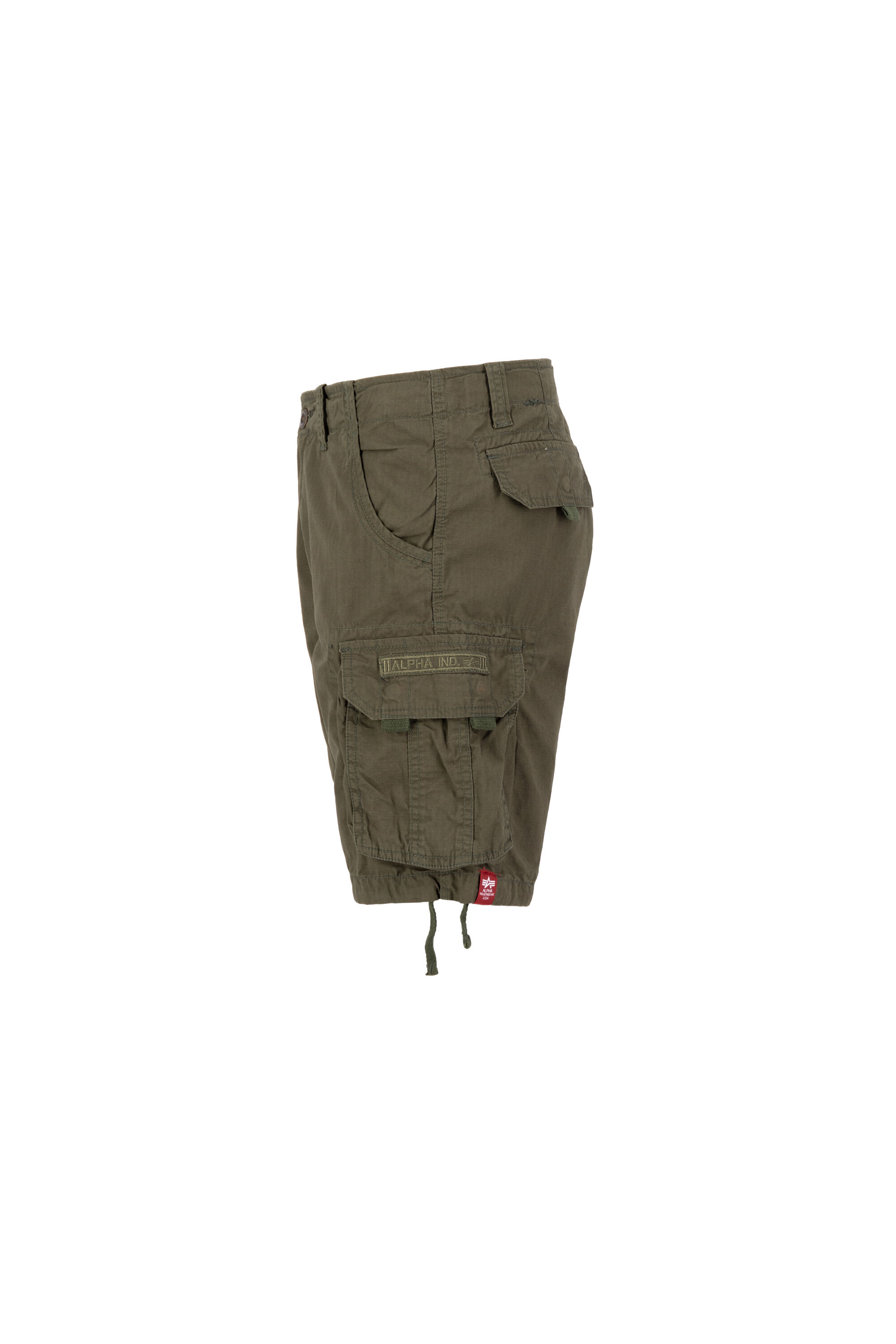 Stream Short dark olive 186206_142_alpha_industries_stream_short_bust_side_122662