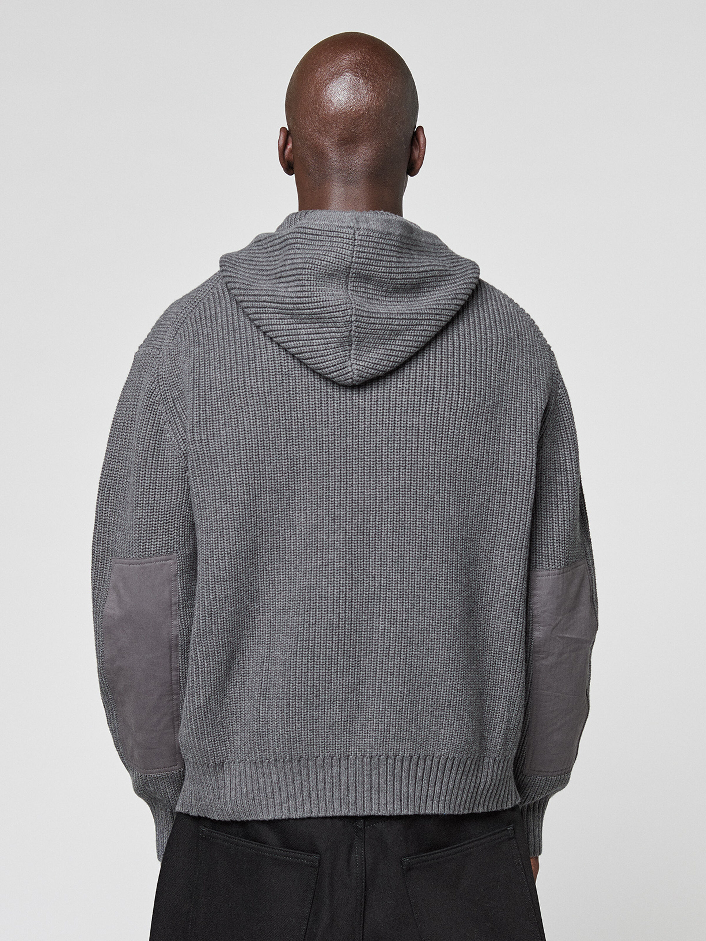 ALPHA x LFDY Knit Zip Hoodie dark grey 268342_75_2_model_00003_246391