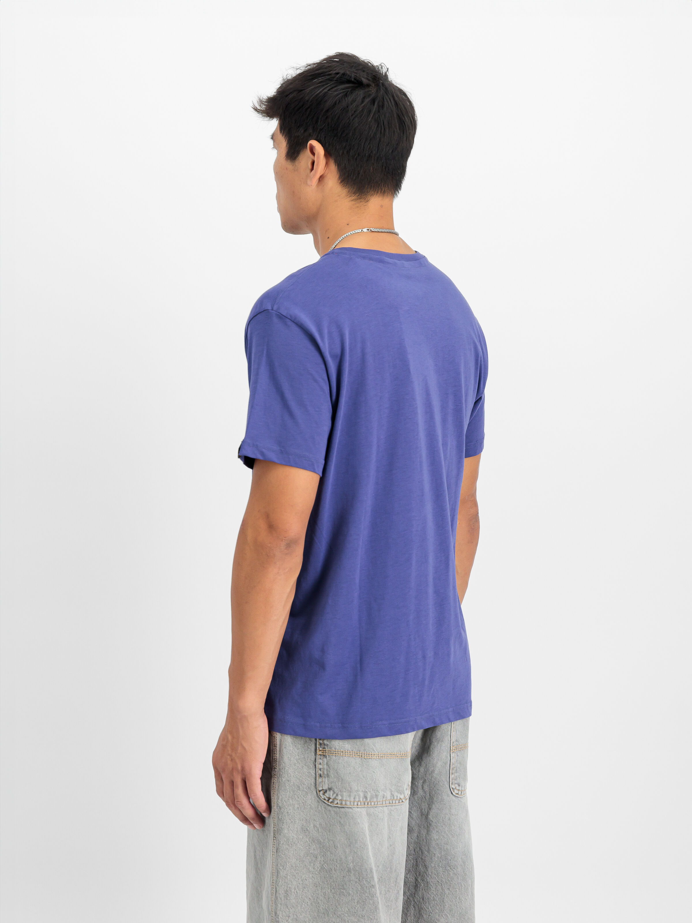 Alpha Puff Print T-Shirt night purple 146509_735_2_model_00004_118332