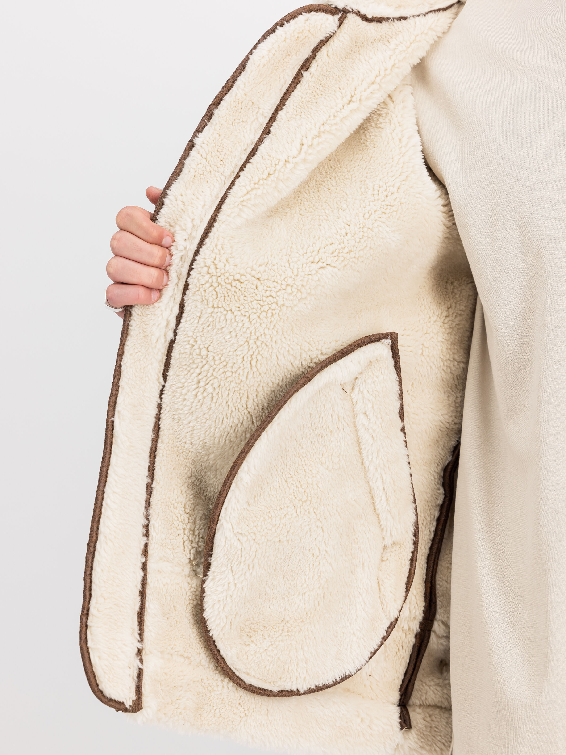 B-3 Faux Leather Bomber Jacket brown 143106_20_3_detail_00001_122452