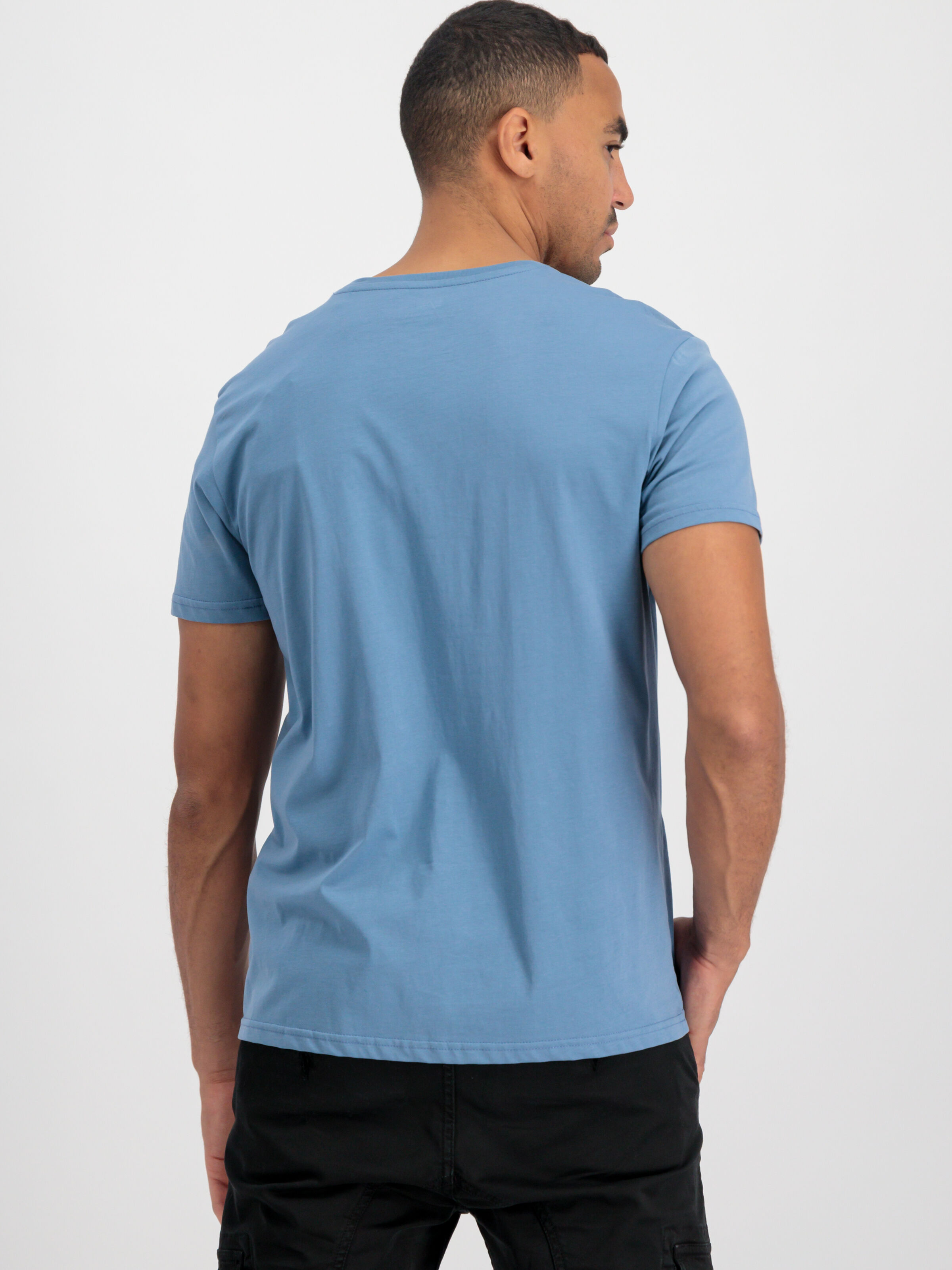 Basic Big Logo T-Shirt airforce blue 100501_538_alpha_industries_basic_t_002_182245