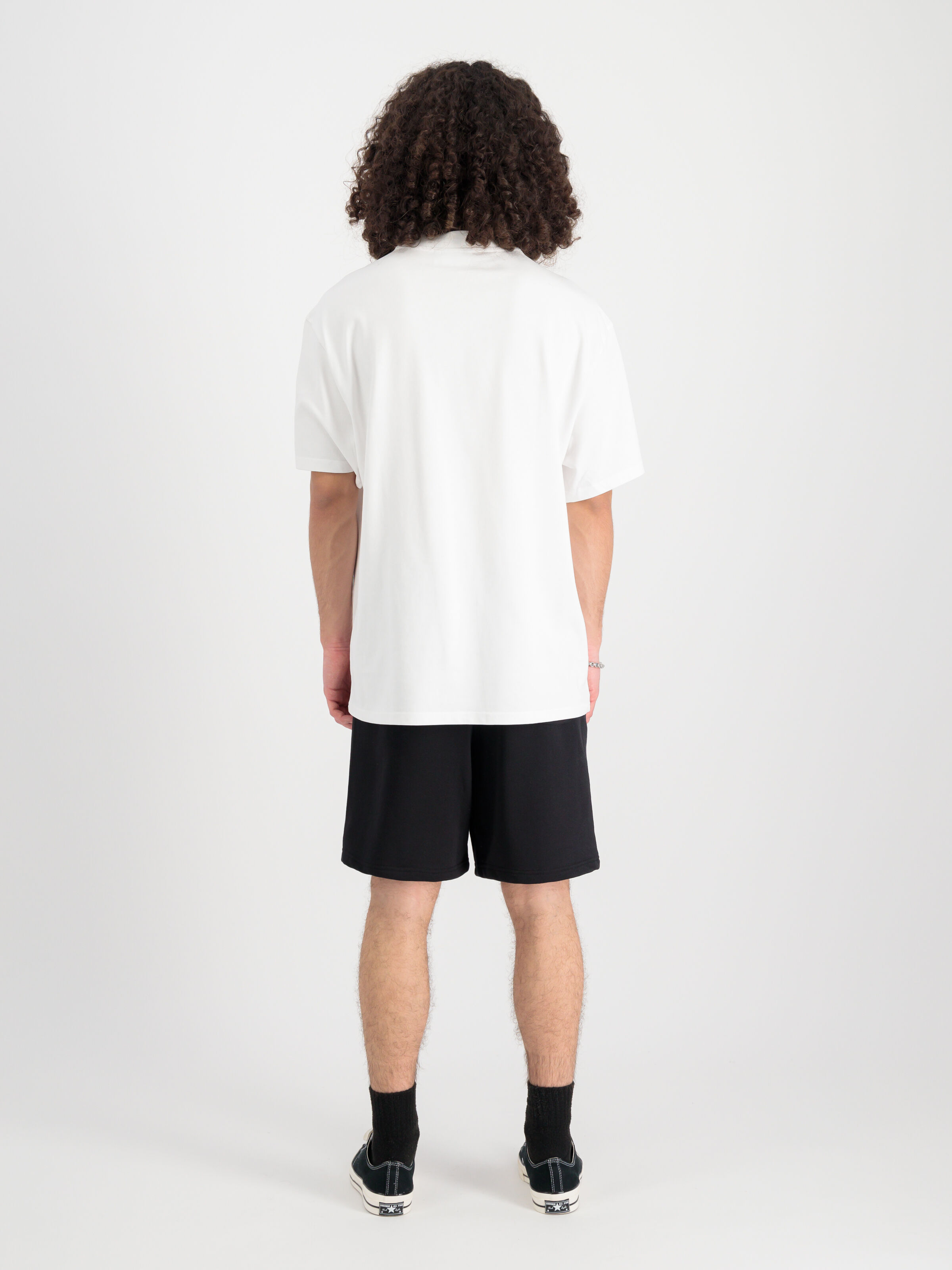 Alpha Essentials Rubber Logo Short black 146363_03_2_model_00002_126329
