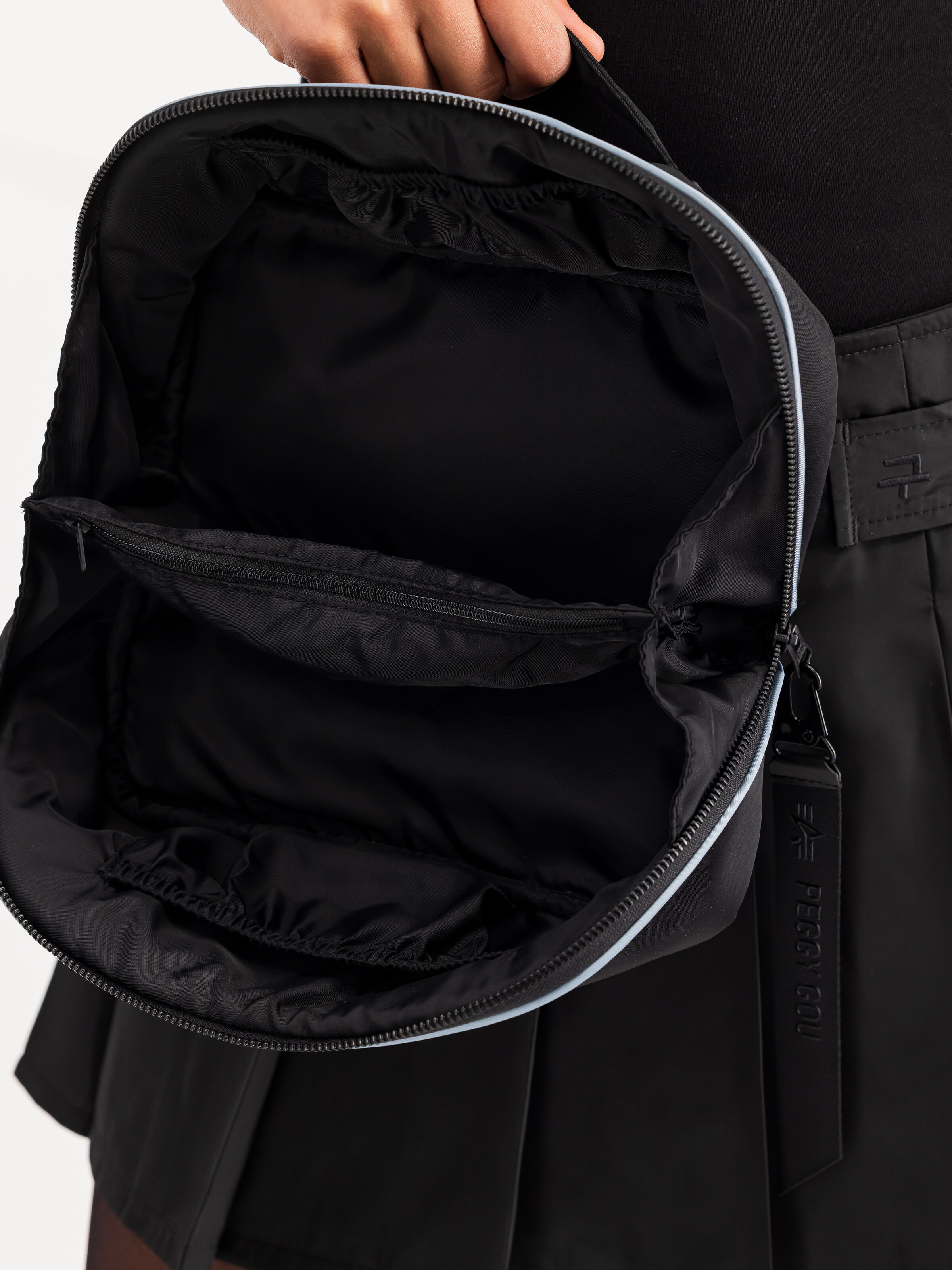 ALPHA x PEGGY GOU Padded Cosmetic Bag black 258944_03_2_model_00002_202372