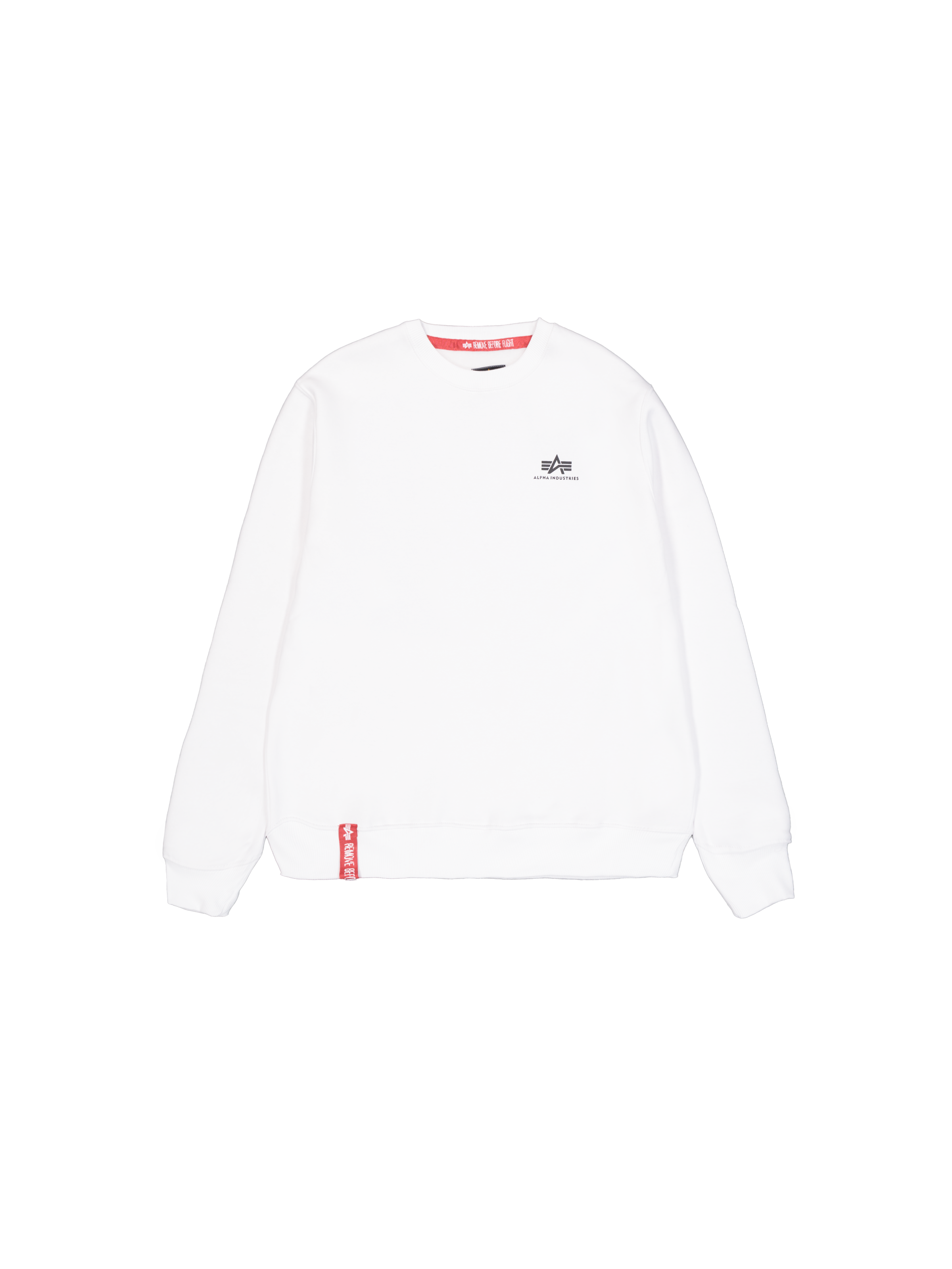 Basic Small Logo Sweatshirt white