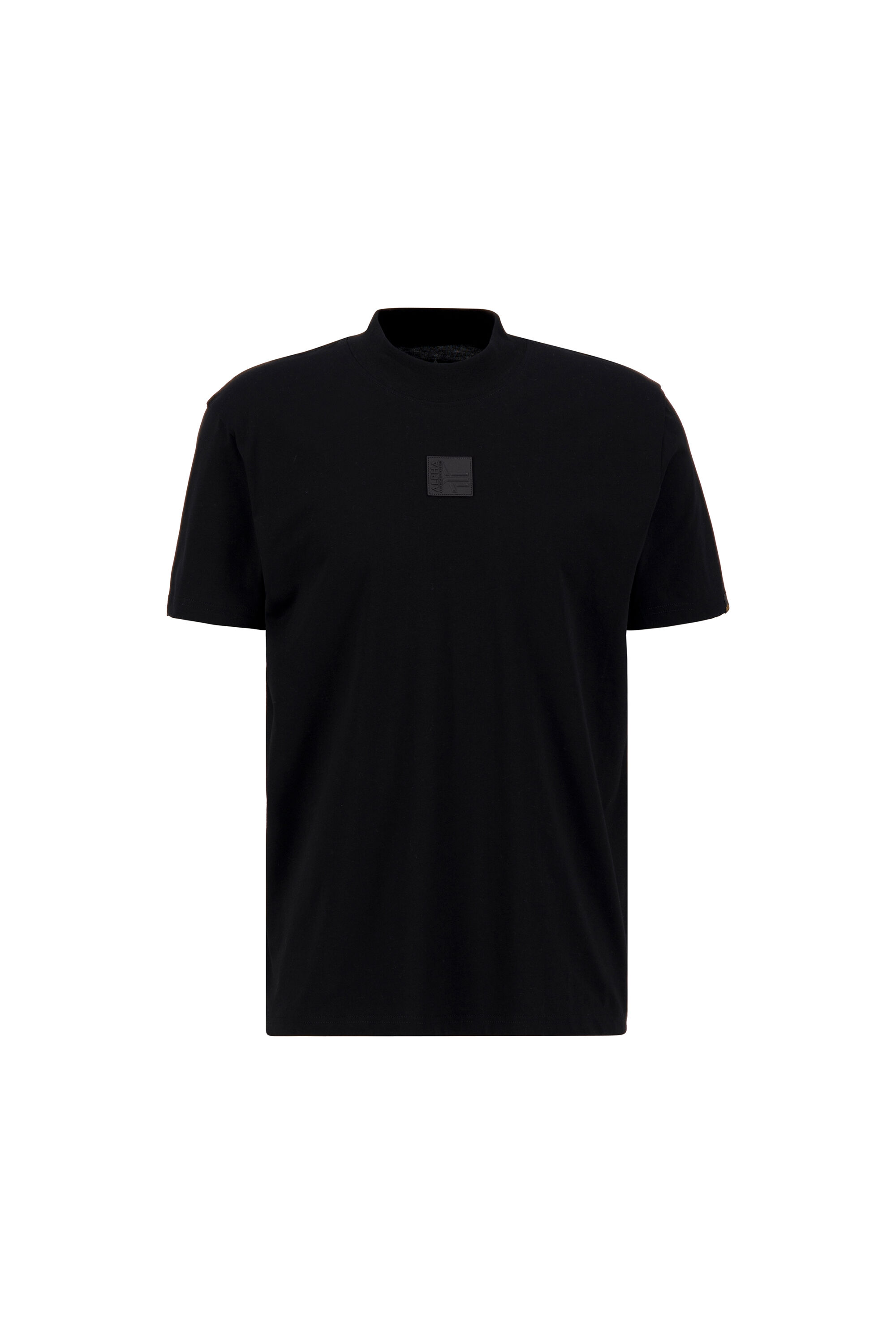 Label High Collar T-Shirt black 136511_03_001_123704.jpg